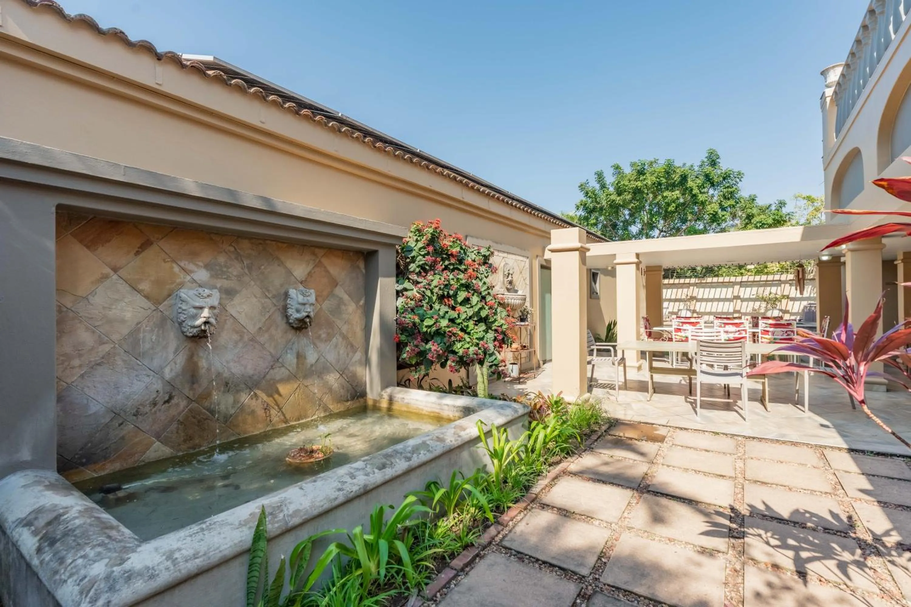 Garden view in The Villa Umhlanga