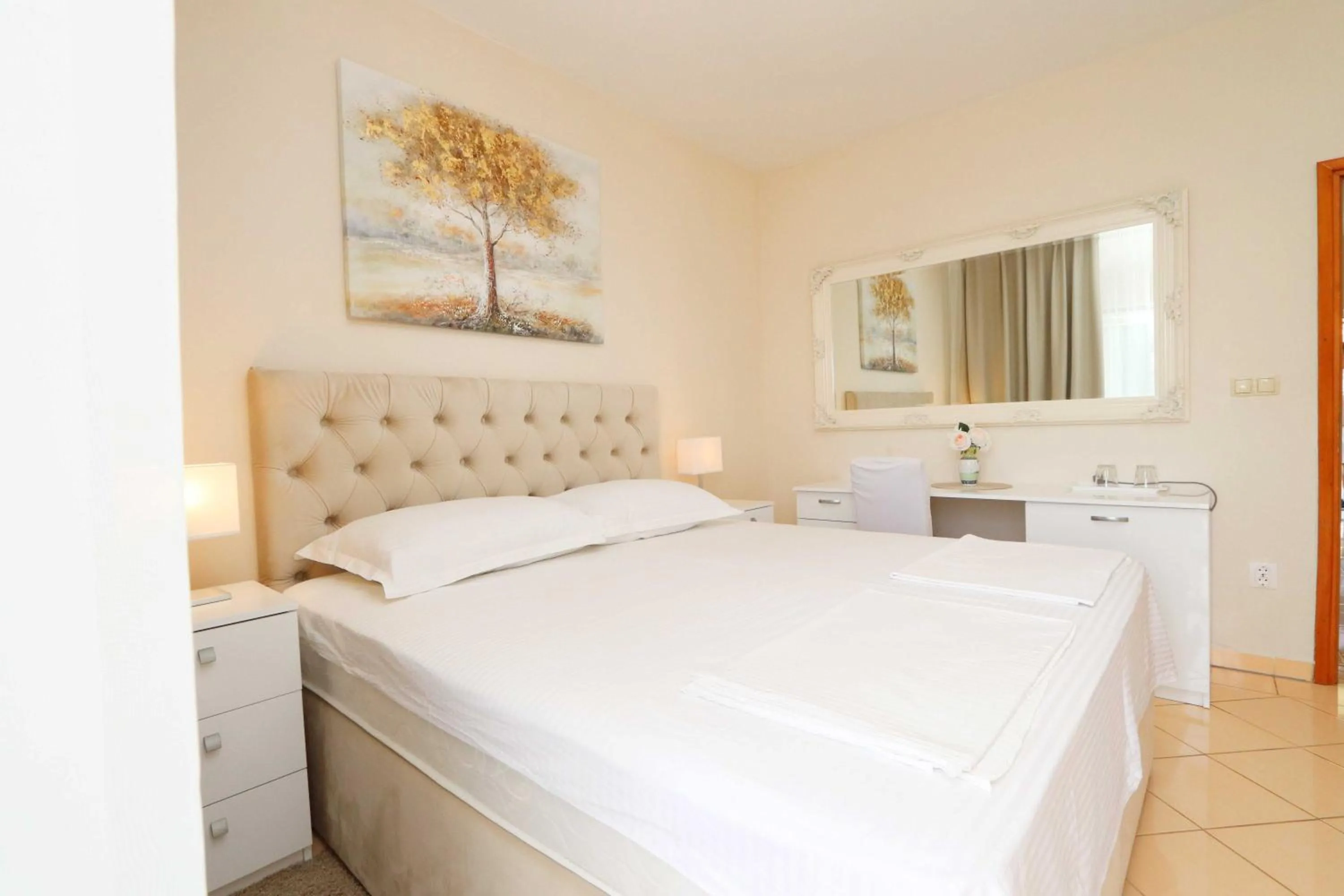 Bed in Hotel Pansion Villa Antonio