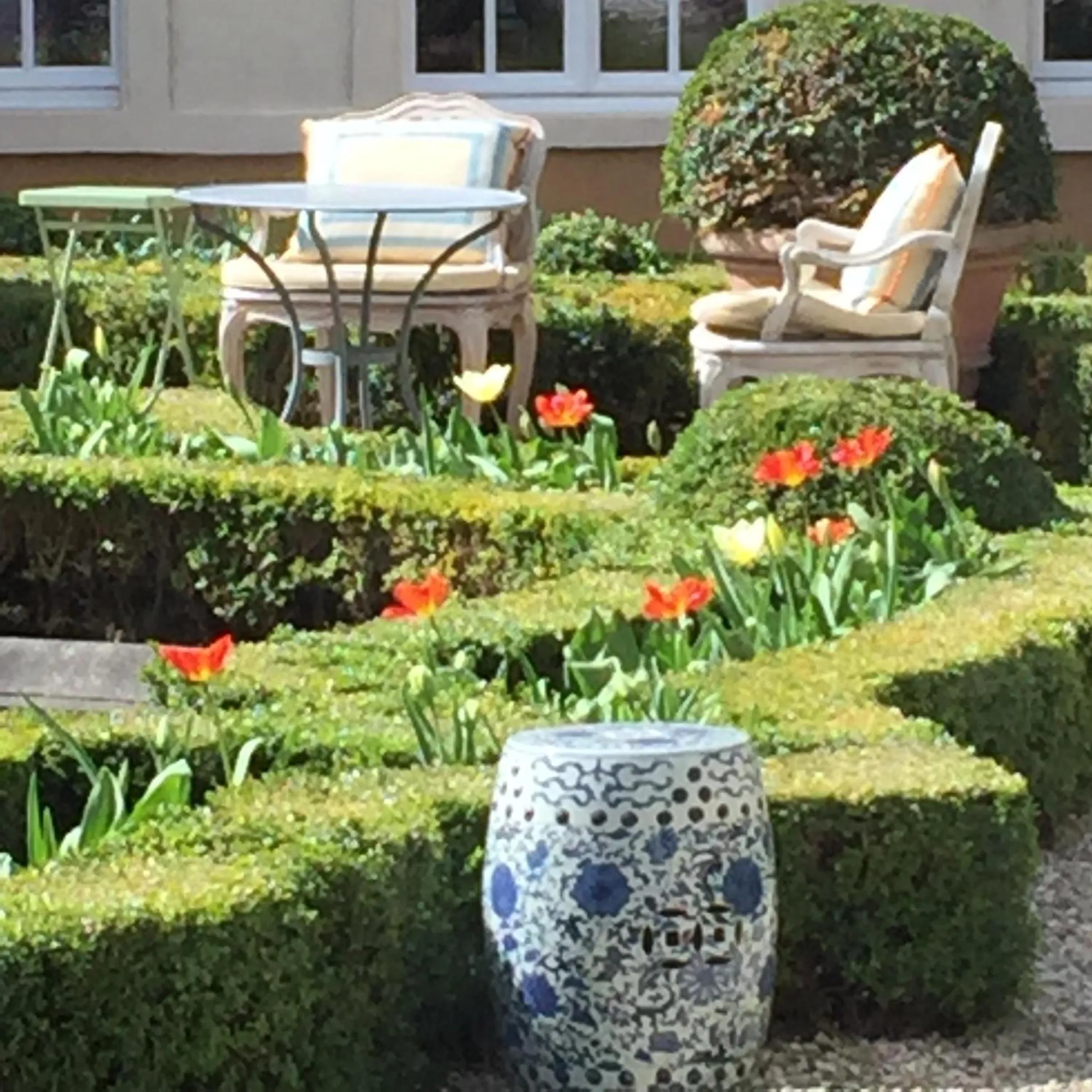 Garden in B&B The Verhaegen