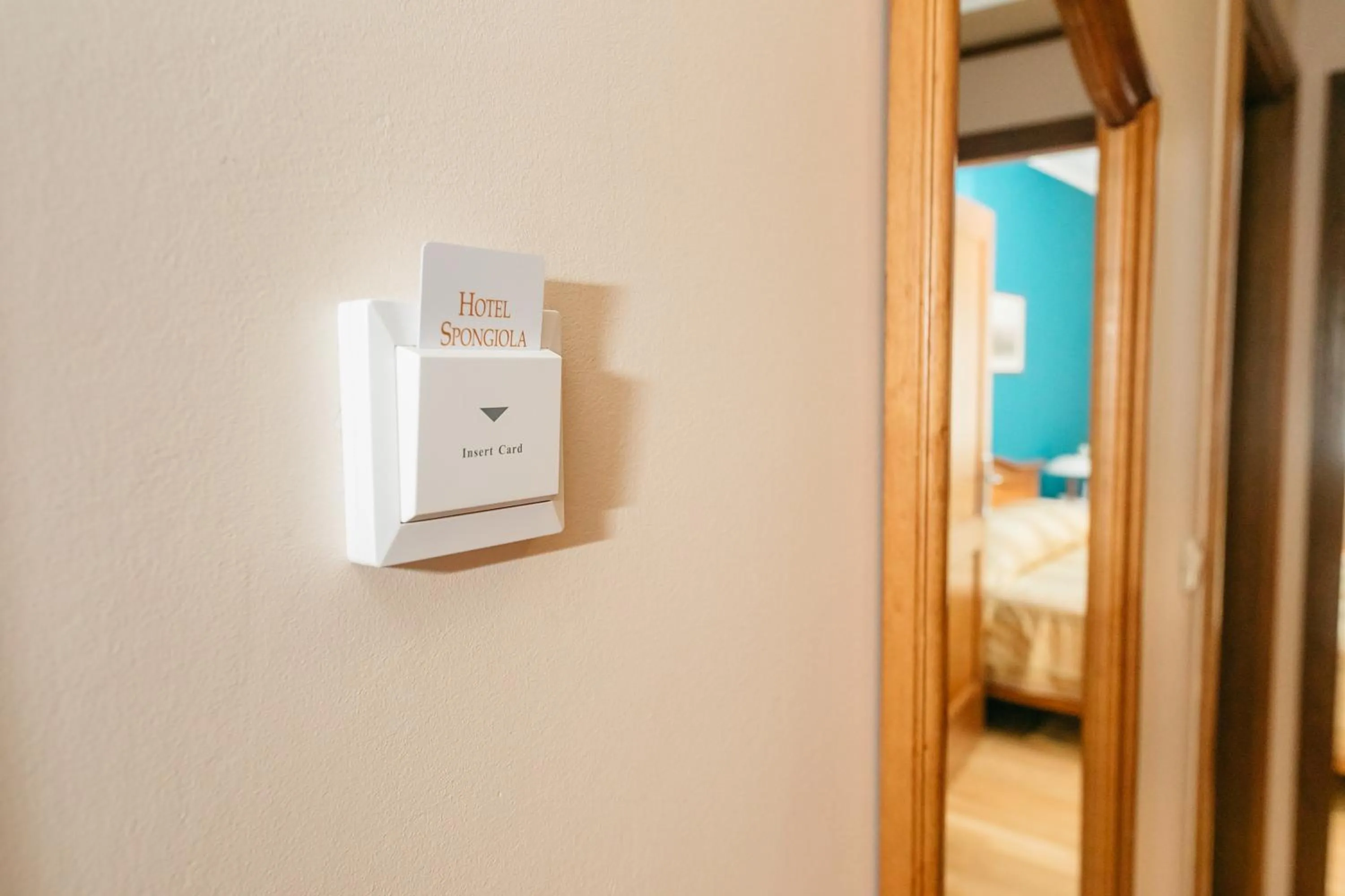 Logo/Certificate/Sign, Bed in Hotel Spongiola