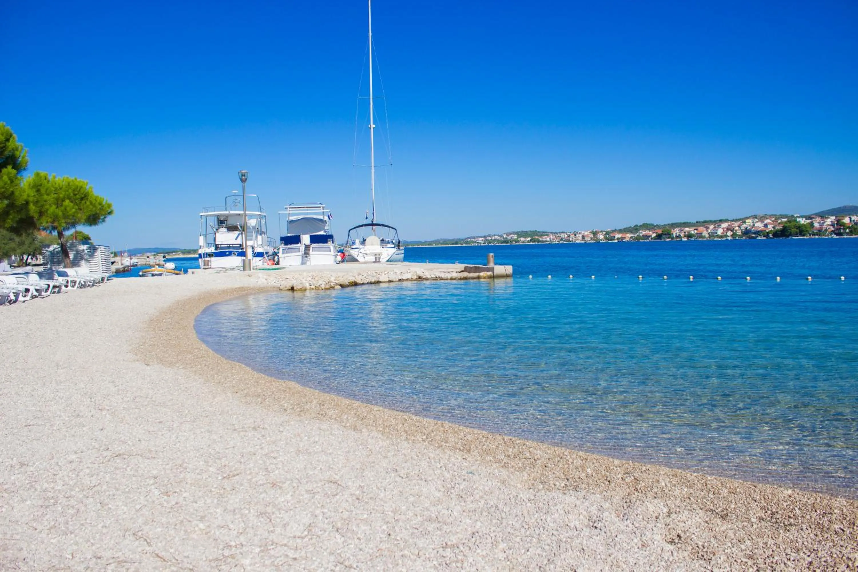 Beach in Hotel Spongiola