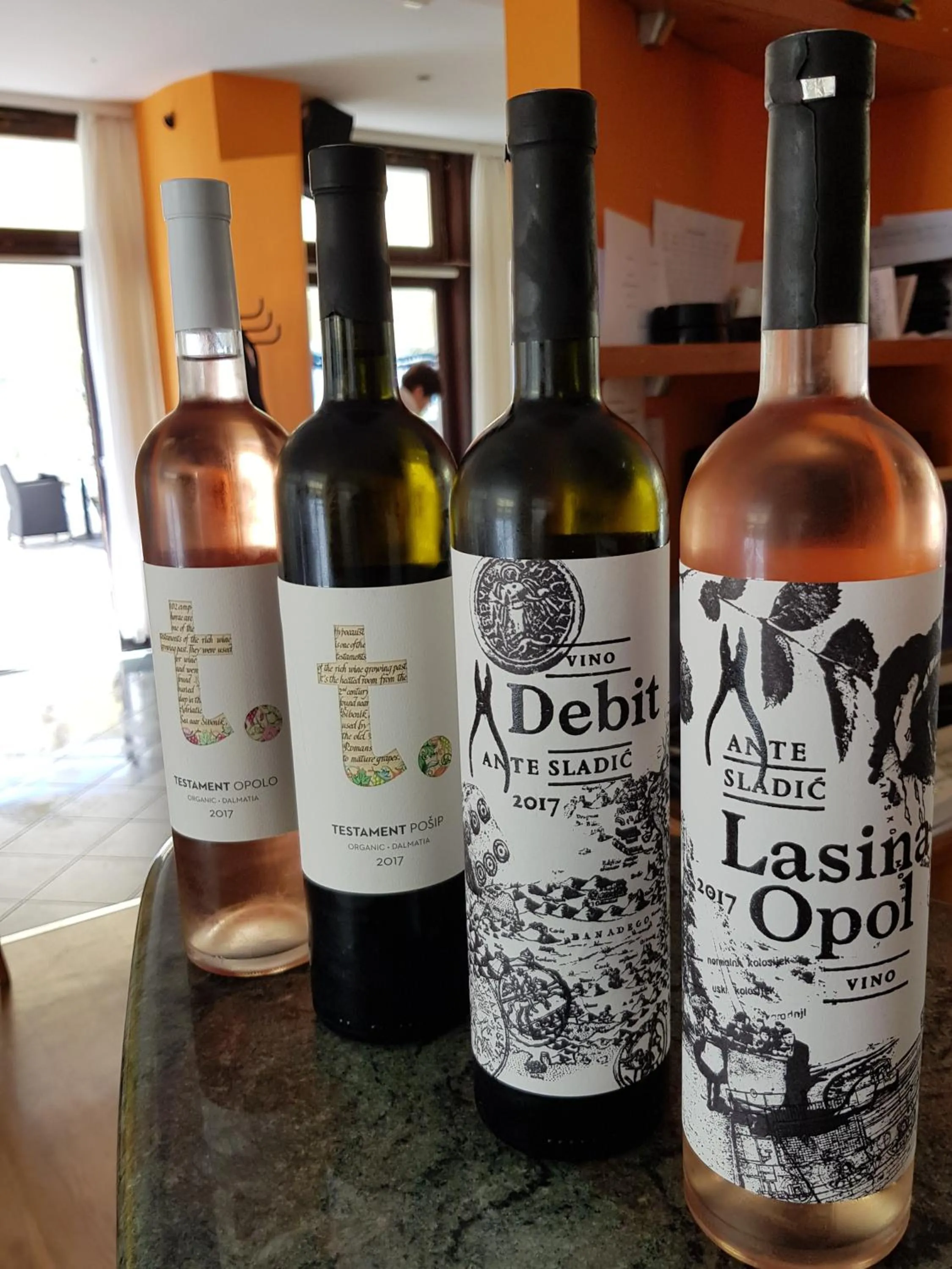 Alcoholic drinks in Hotel Jadran Šibenik