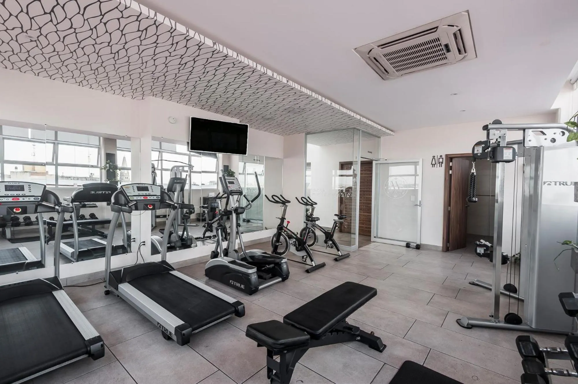 Fitness centre/facilities in Hotel Real Maestranza