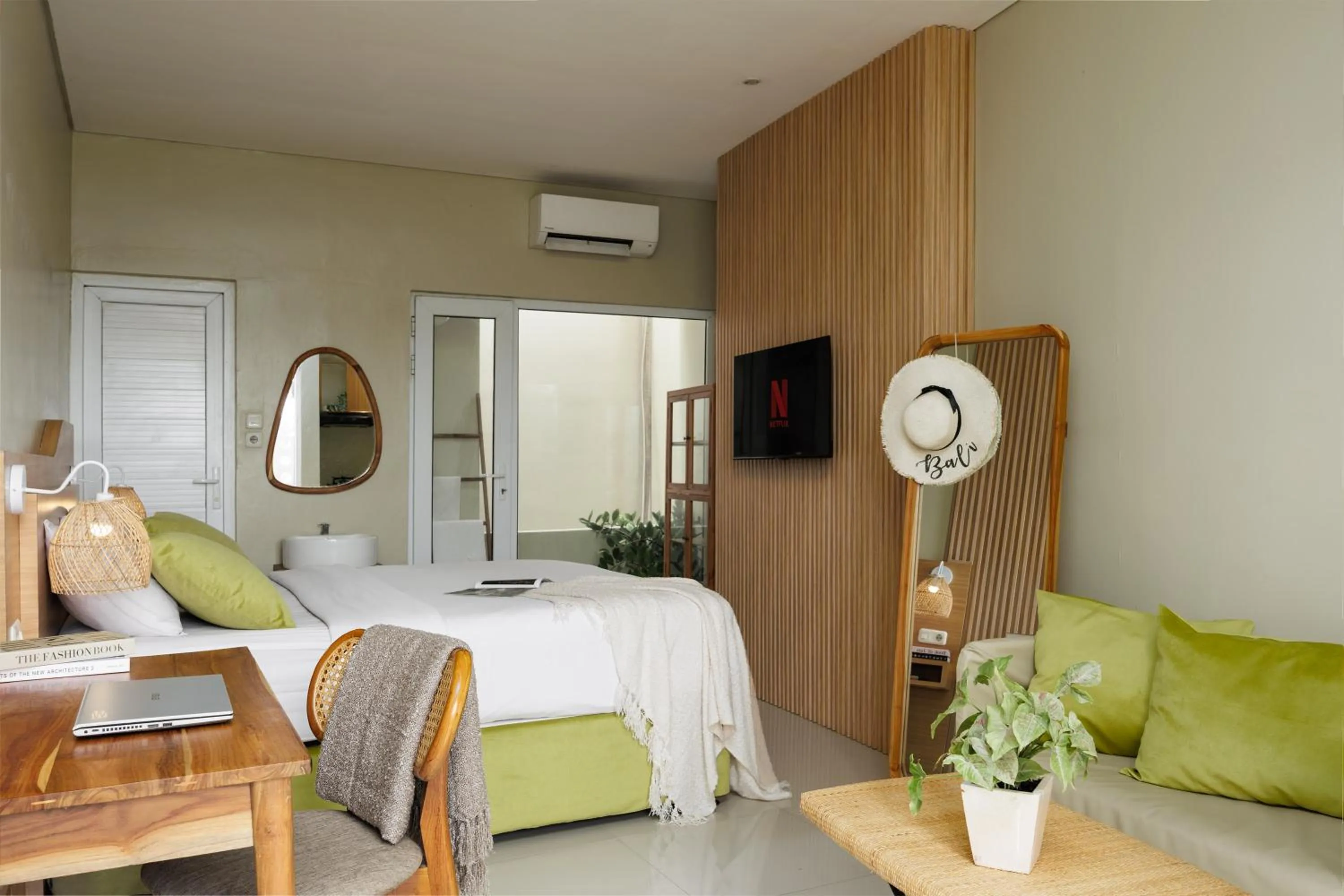 Bed in Deva Bali Apartement