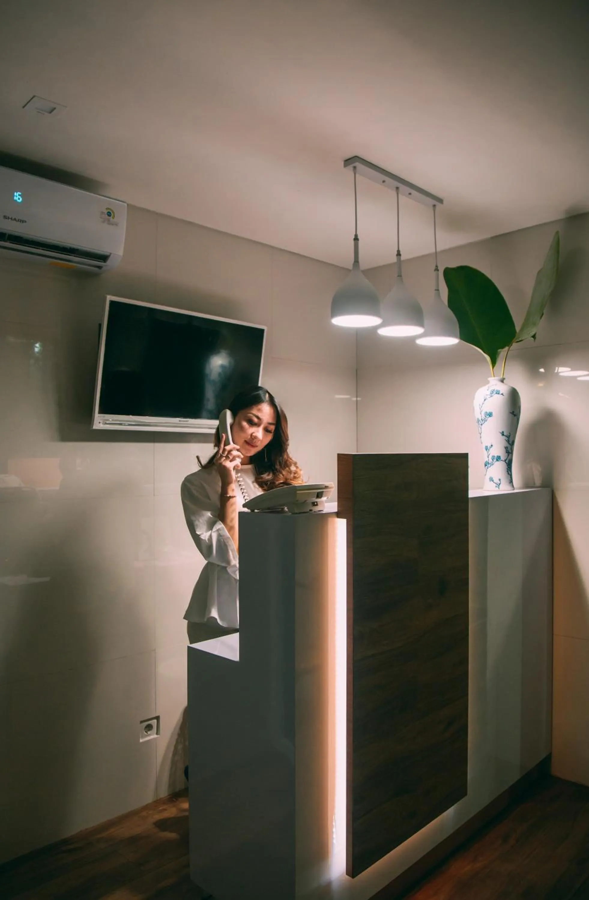 Lobby or reception in Deva Bali Apartement