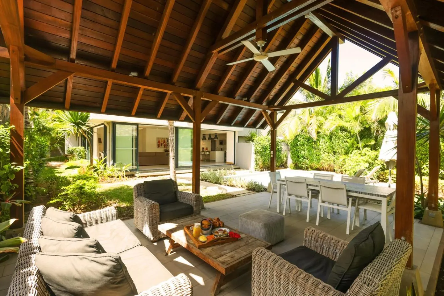 Patio in Marguery Villas by MJ Holidays