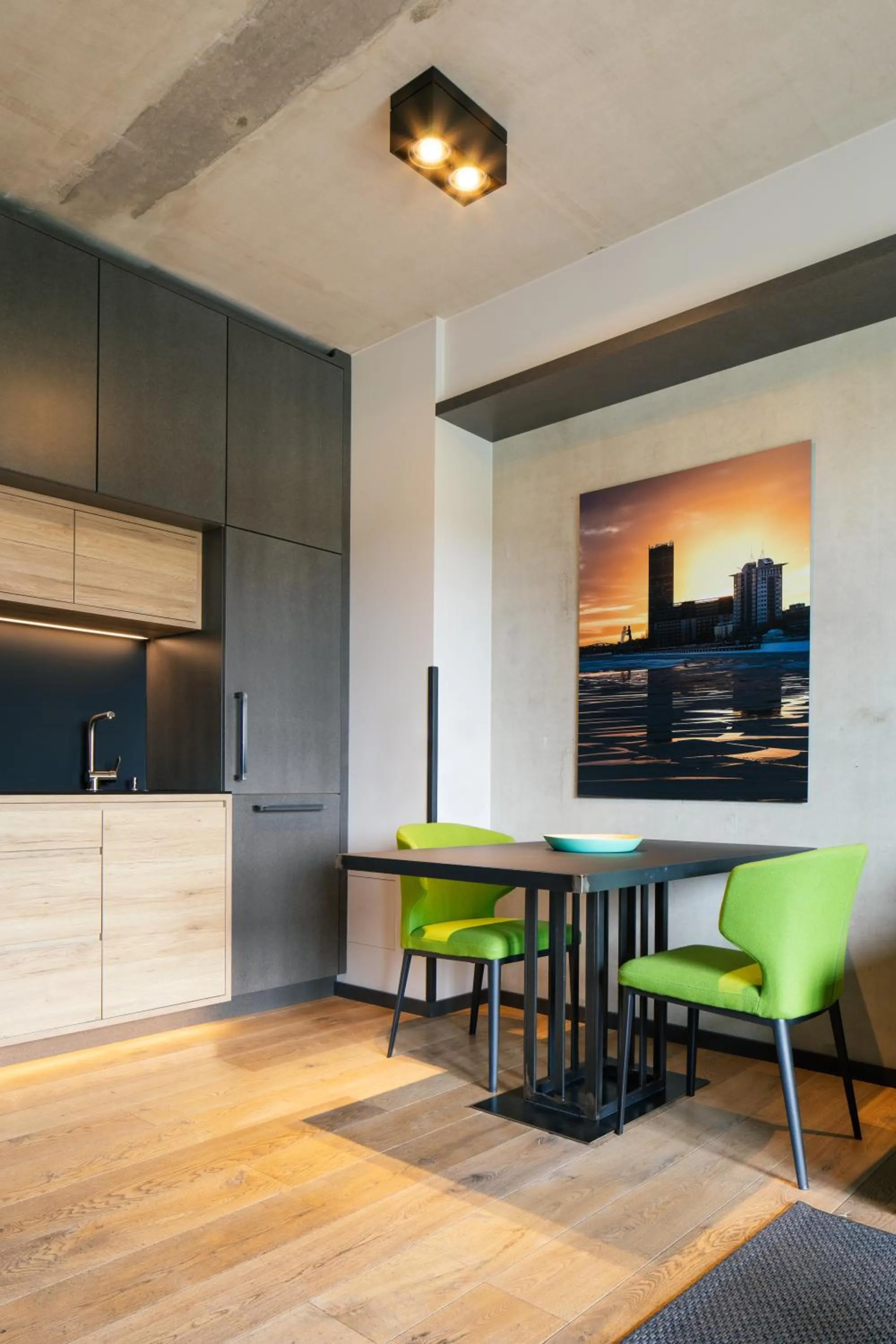 Kitchen or kitchenette in Downtown Apartments Mitte