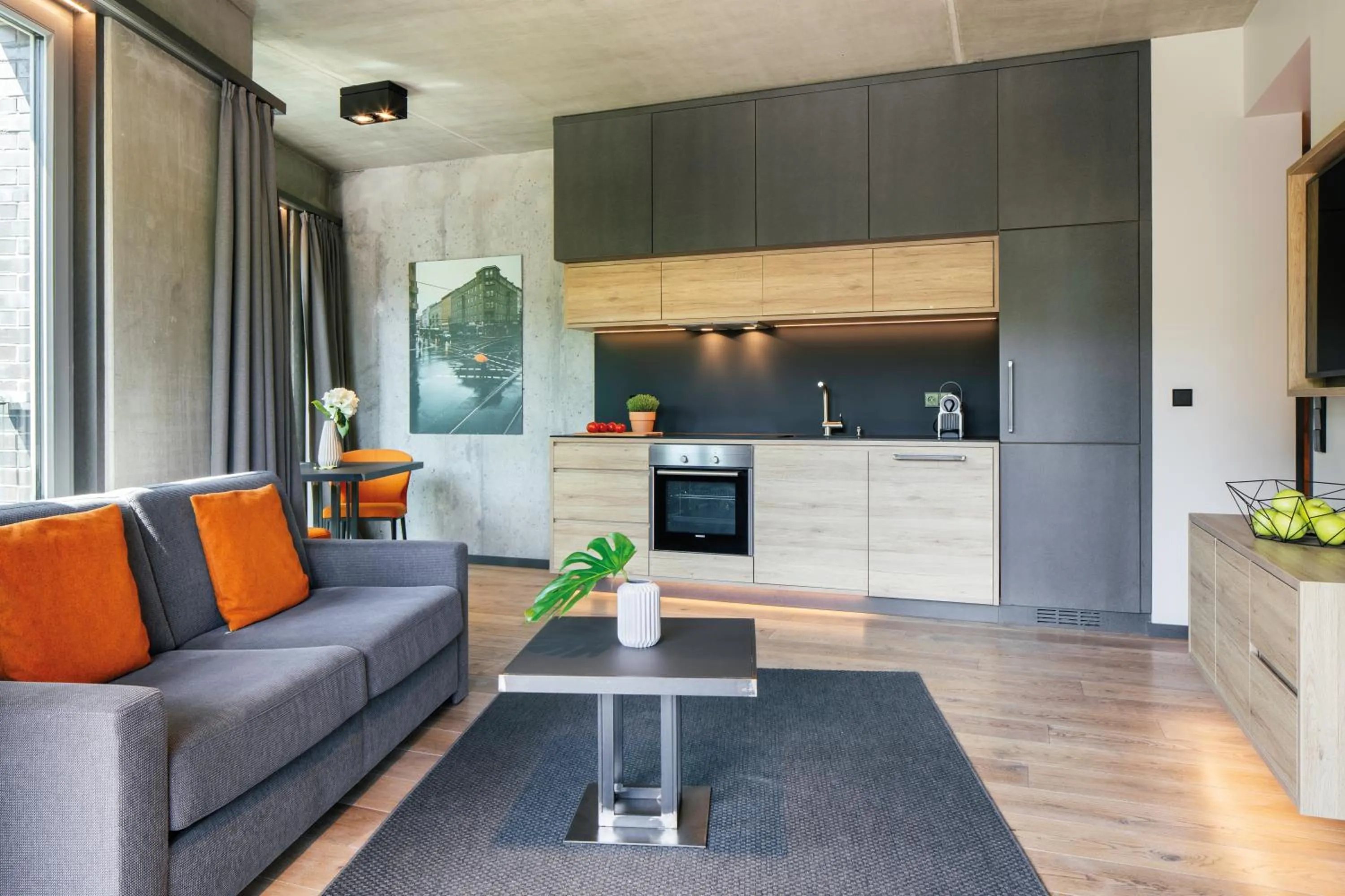 Kitchen or kitchenette in Downtown Apartments Mitte