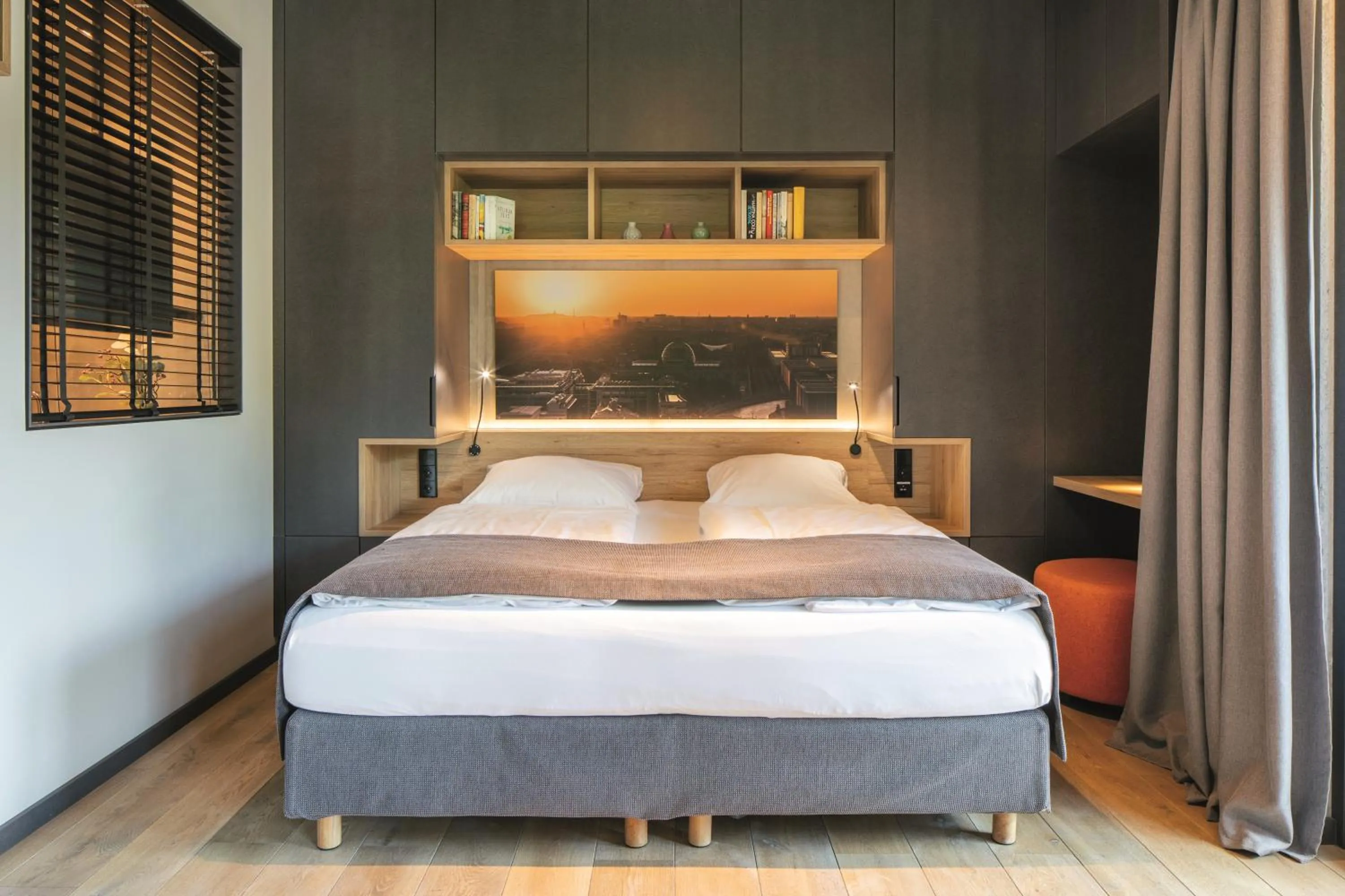 Bedroom, Bed in Downtown Apartments Mitte