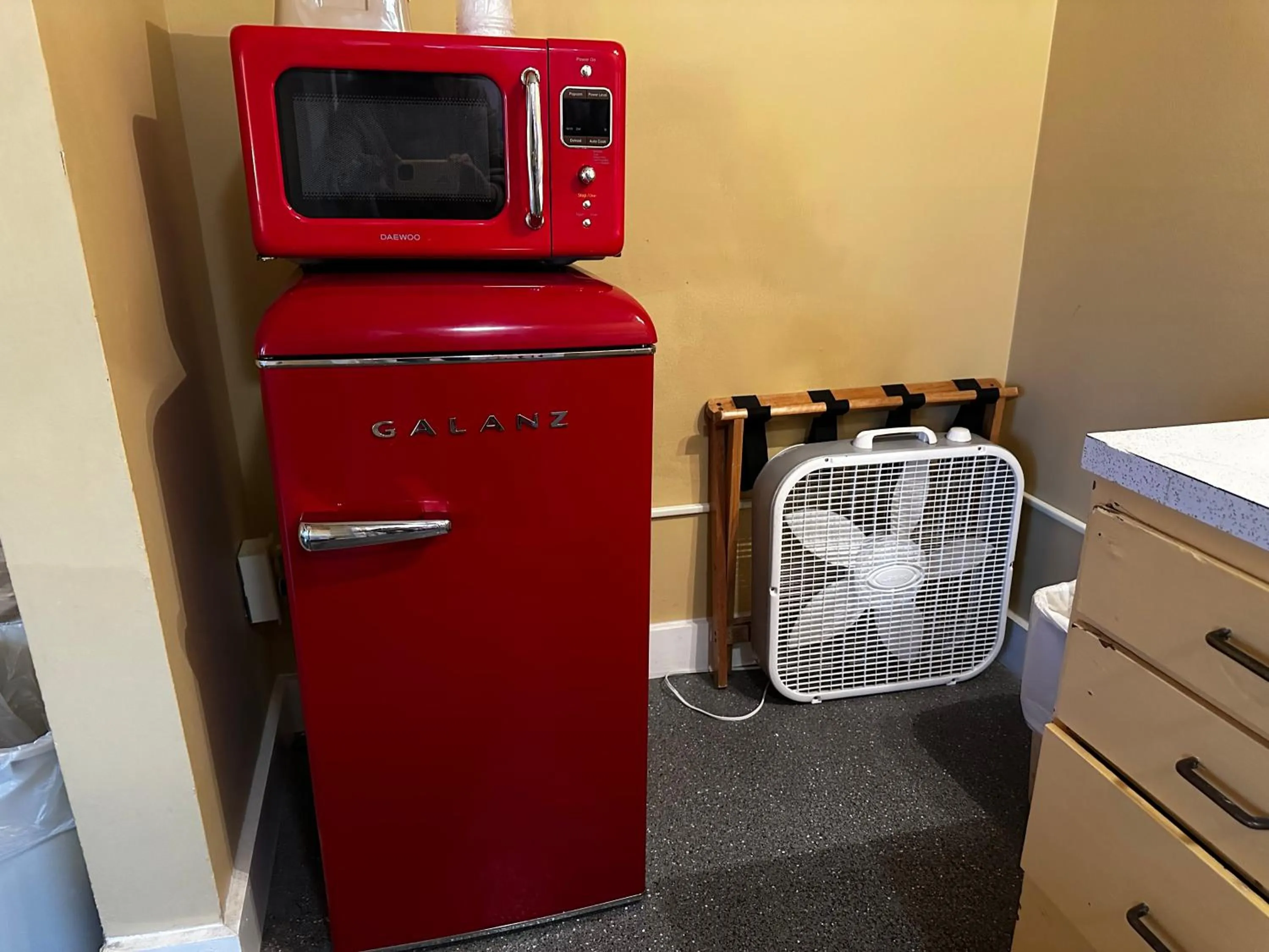 microwave in Atomic Motel