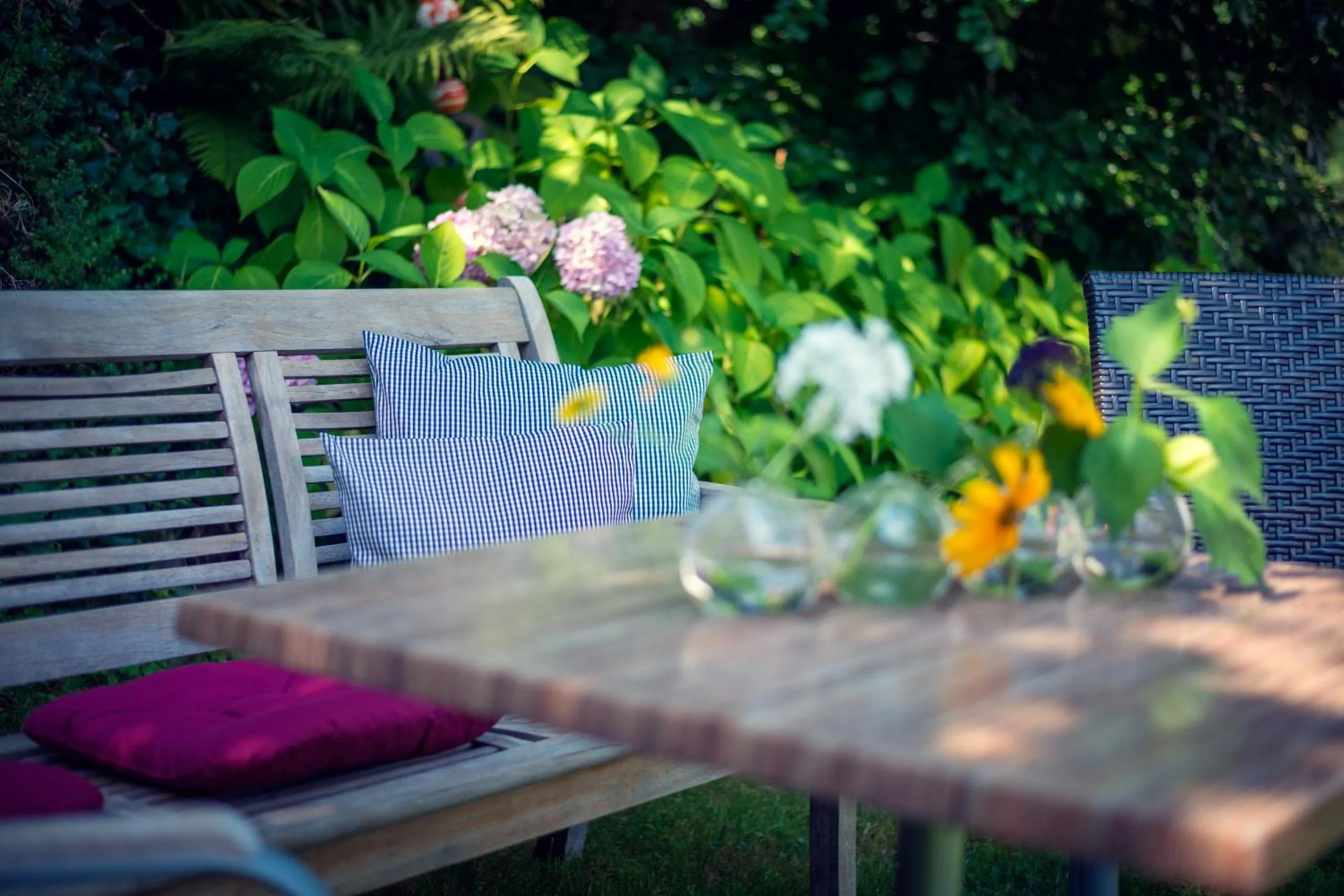 Garden in ride & relax Aparthotel Schwarz