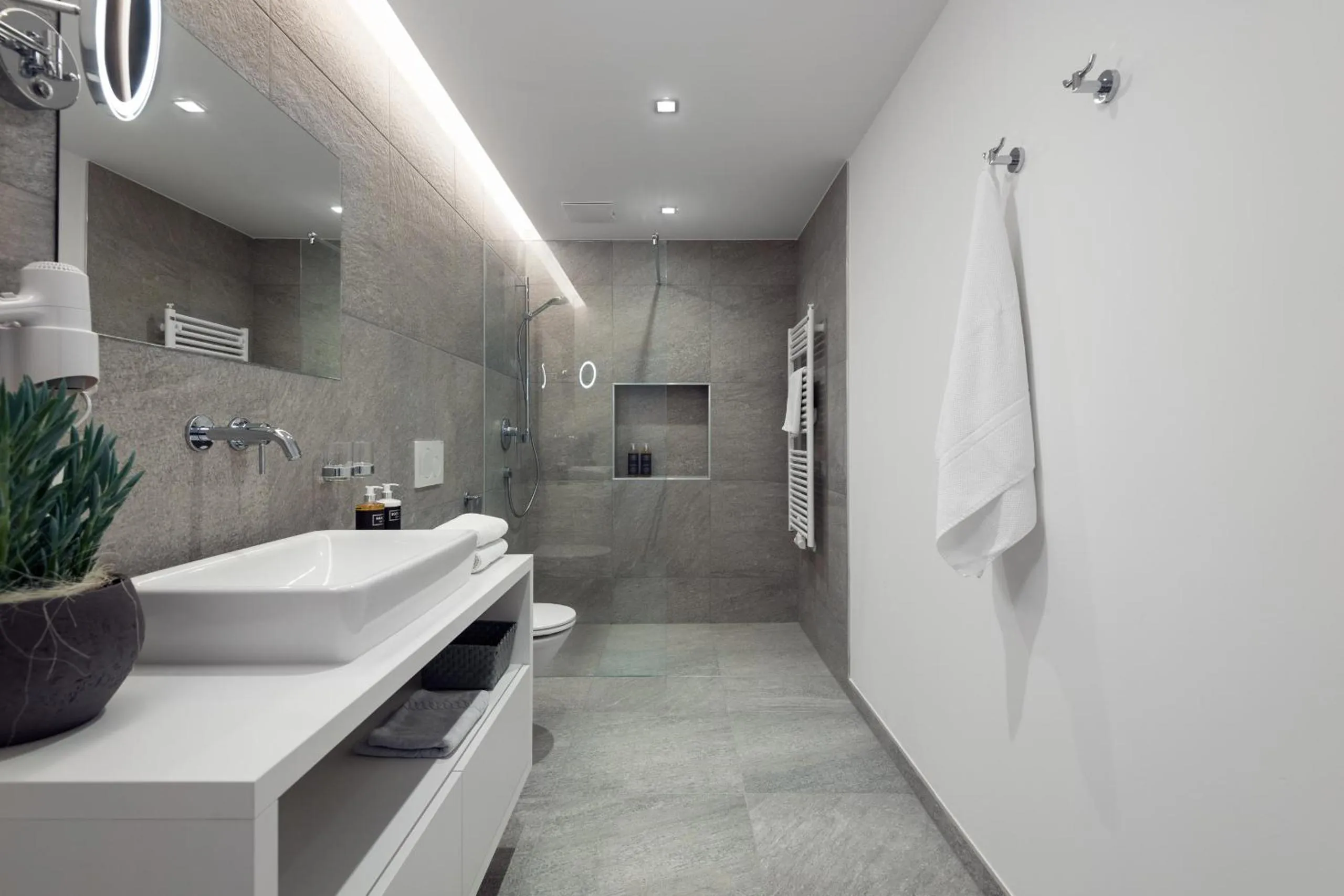 Bathroom in ride & relax Aparthotel Schwarz