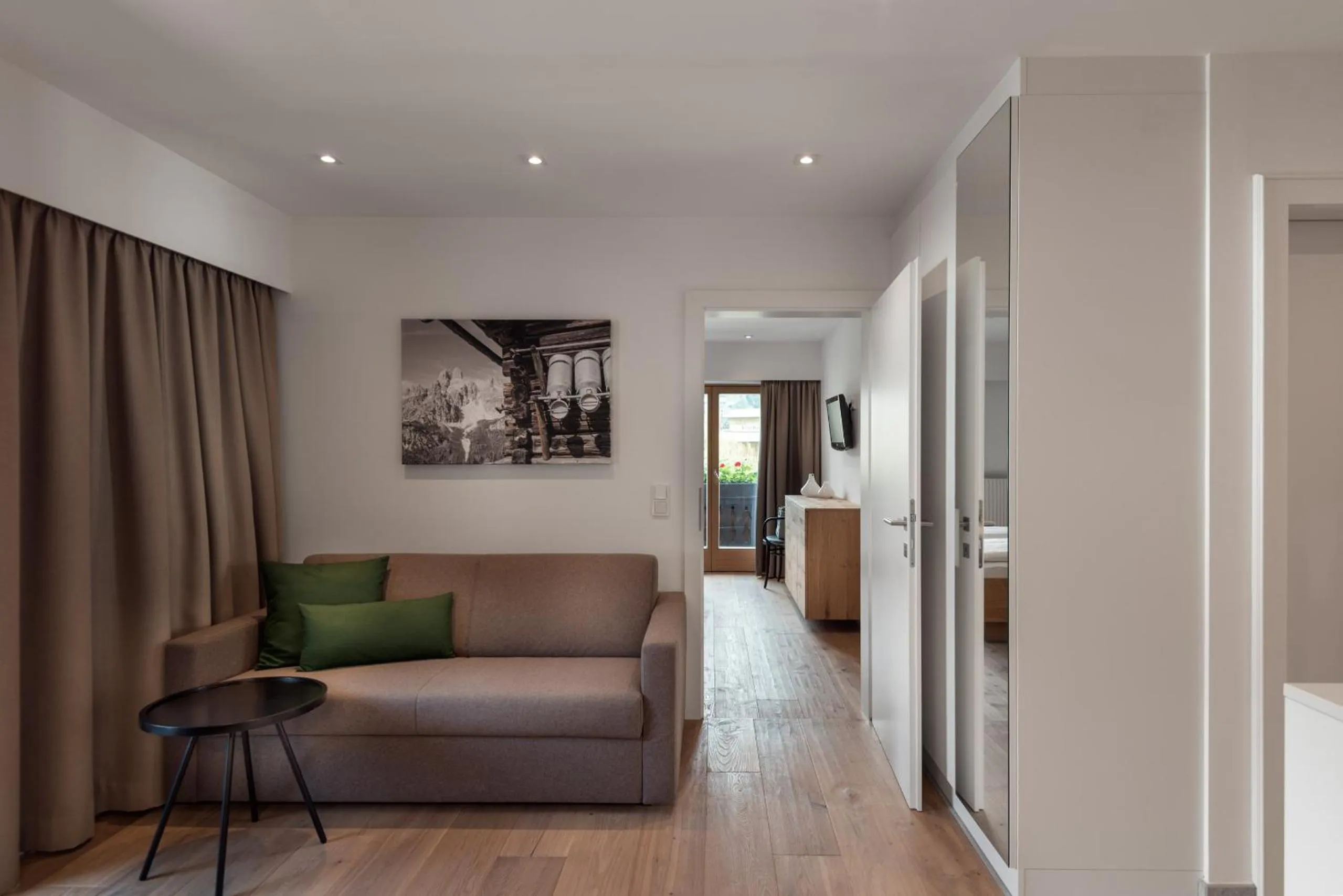 Living room in ride & relax Aparthotel Schwarz