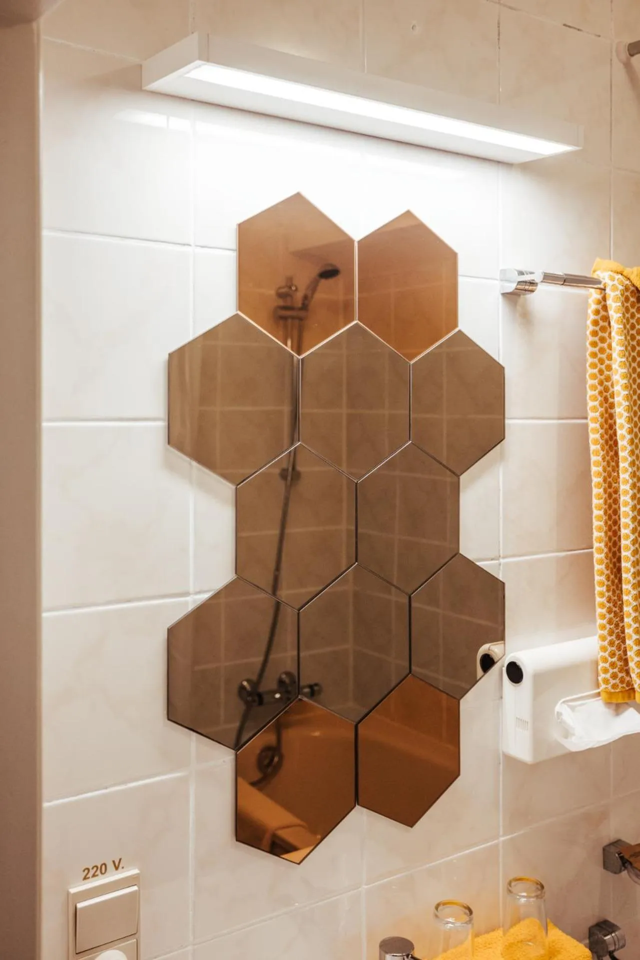 Shower in Hotel Het Buskruid