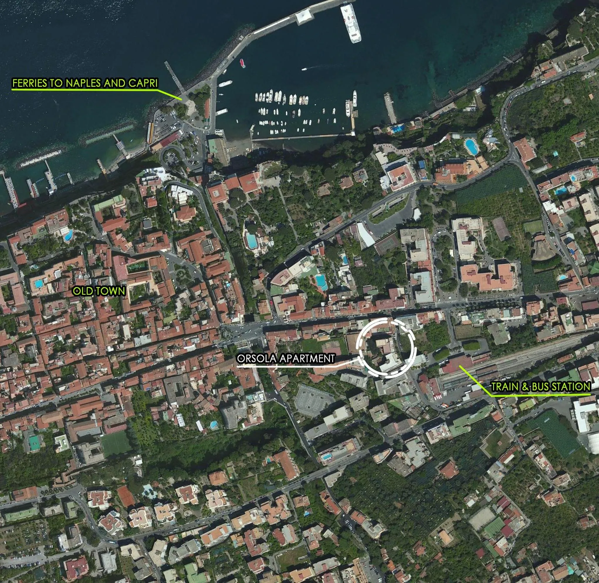 Property building in Orsola Sorrento sea & sun