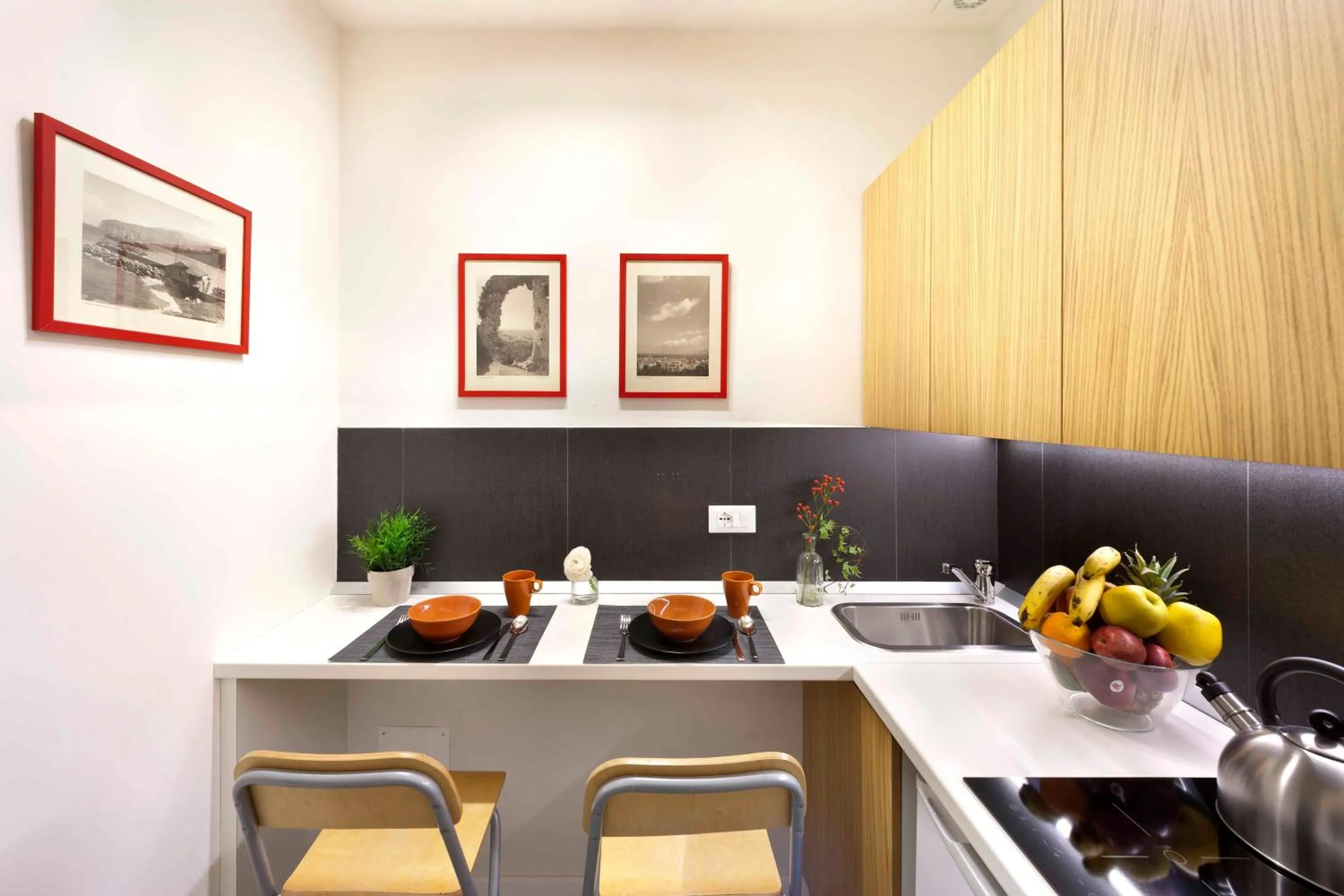 Seating area in Orsola Sorrento sea & sun