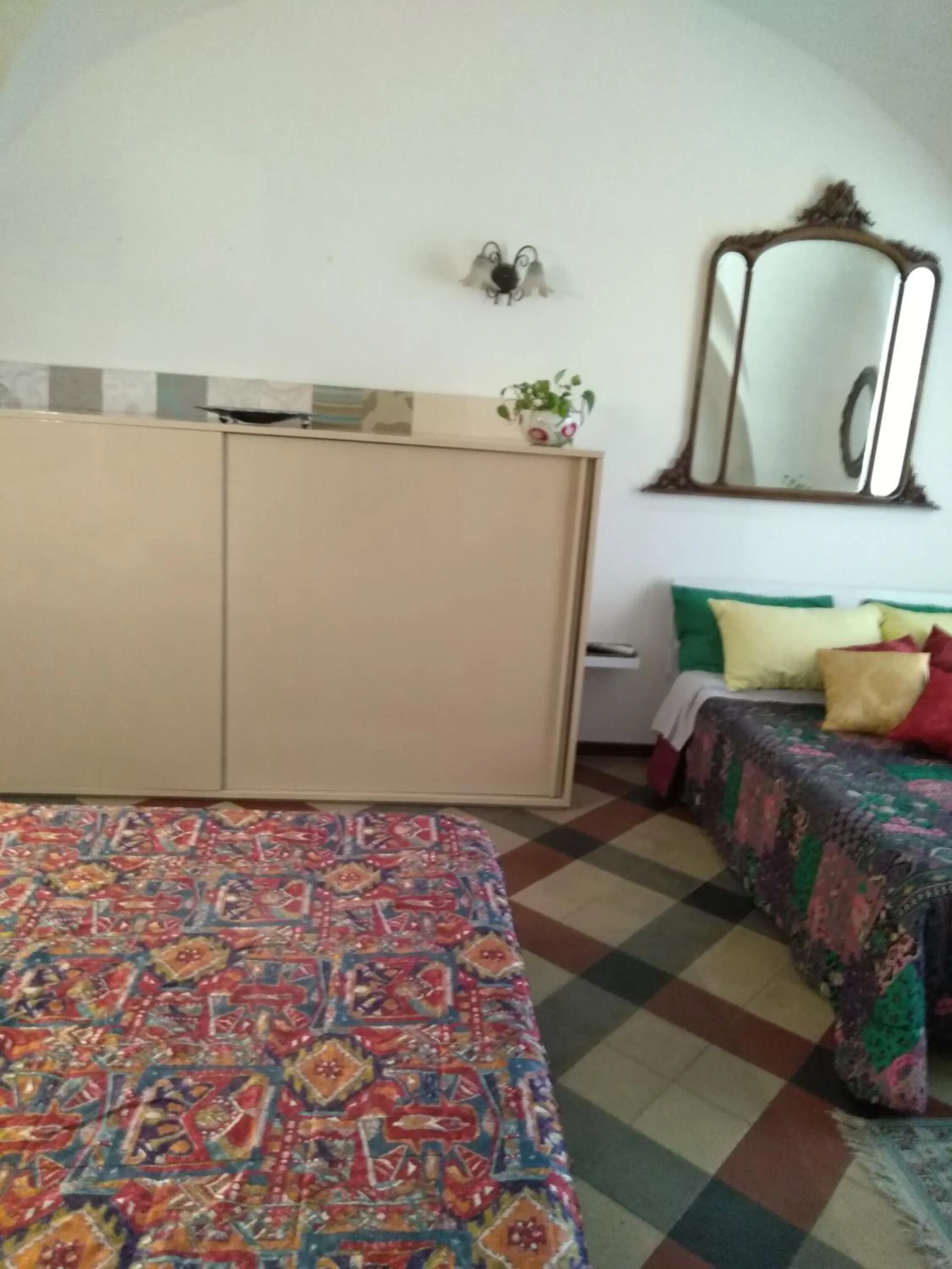 Bed in House Vintage