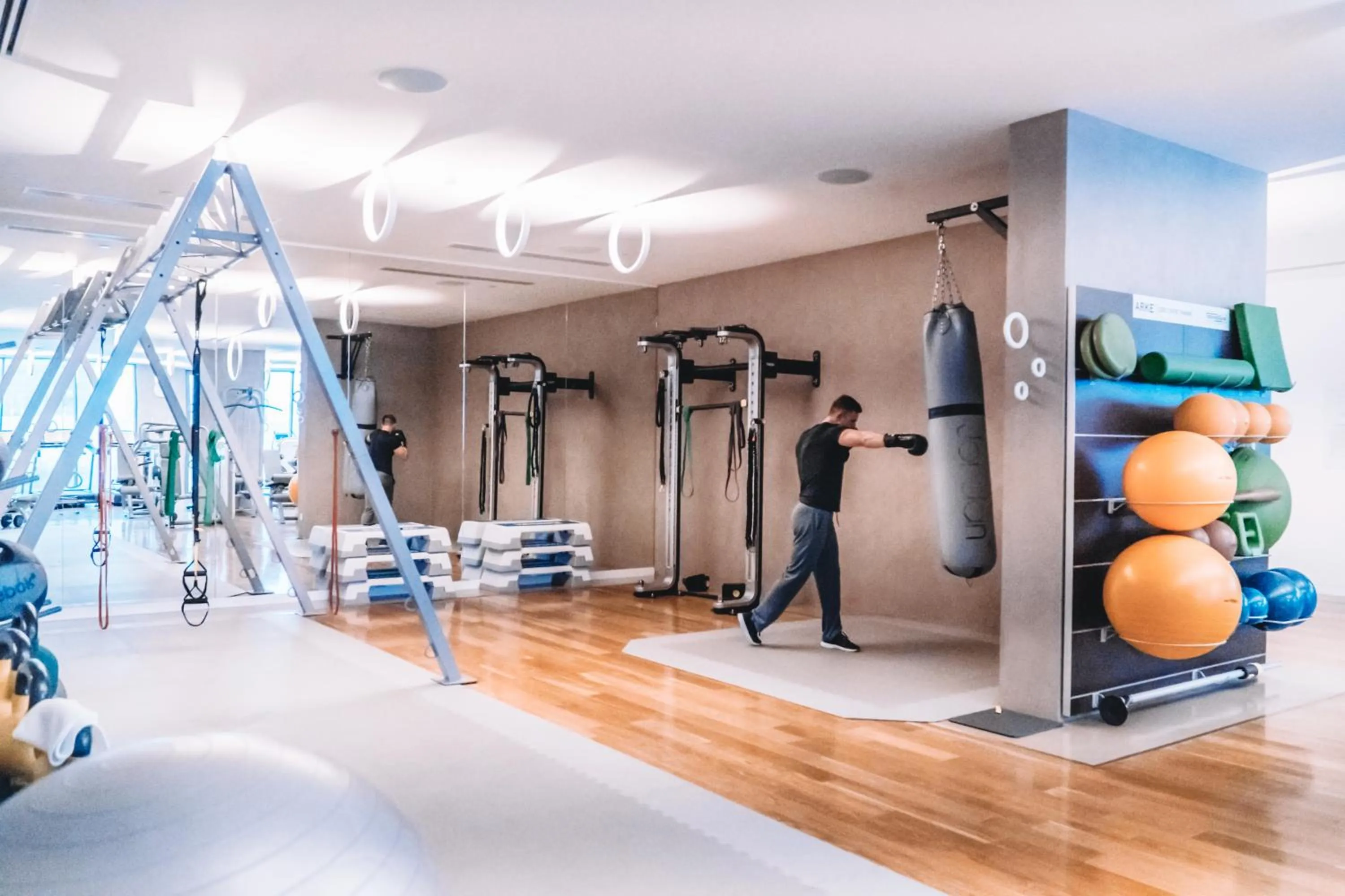 Fitness centre/facilities in Nikki Beach Resort & Spa Dubai