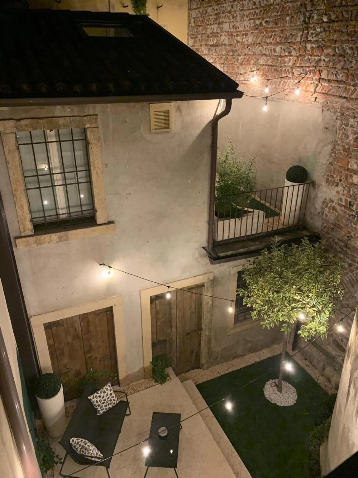 Garden view in Room Verona Ai Conti