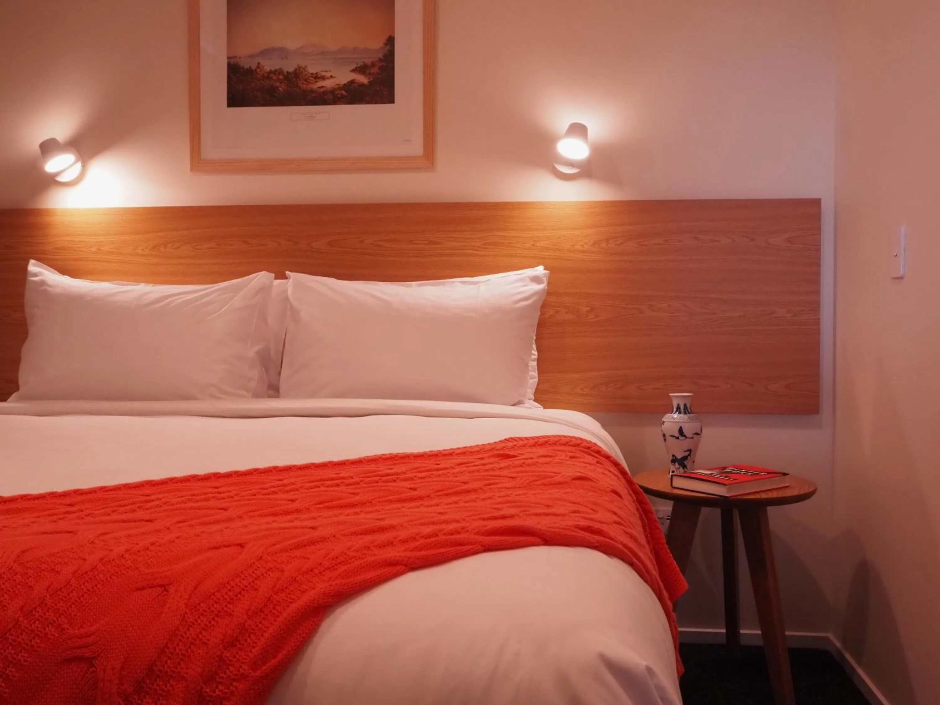 Bed in Tongariro Crossing Lodge