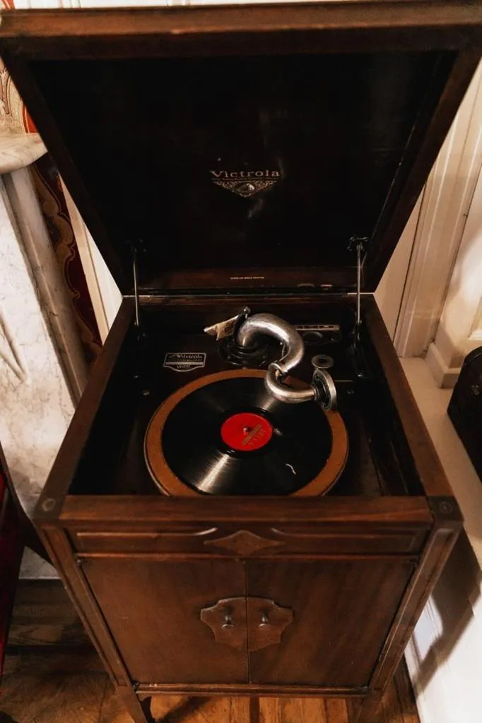 Living room in The Emig Mansion