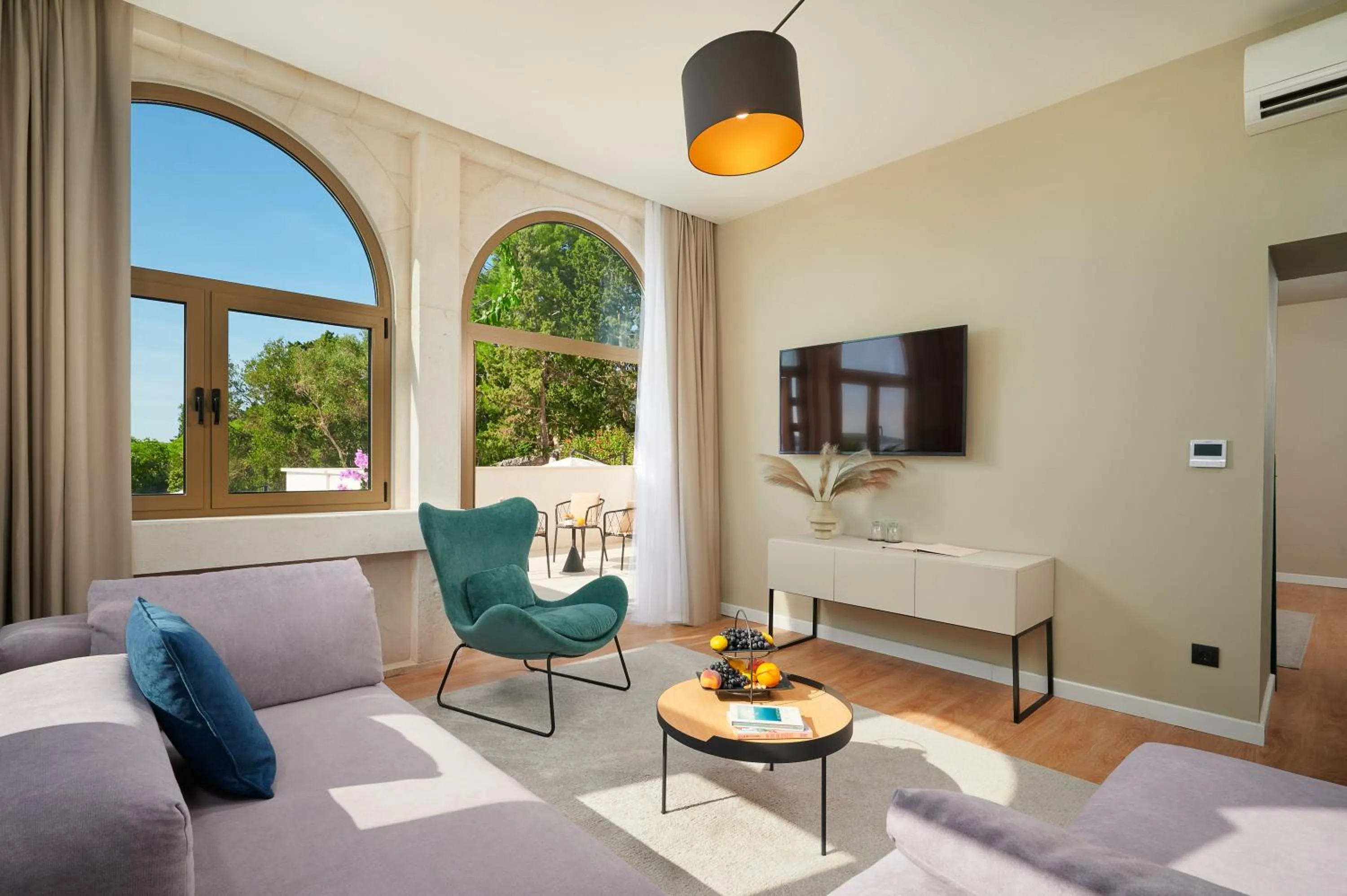 Living room in Hotel Moeesy, Blue & Green Oasis - Adults Only