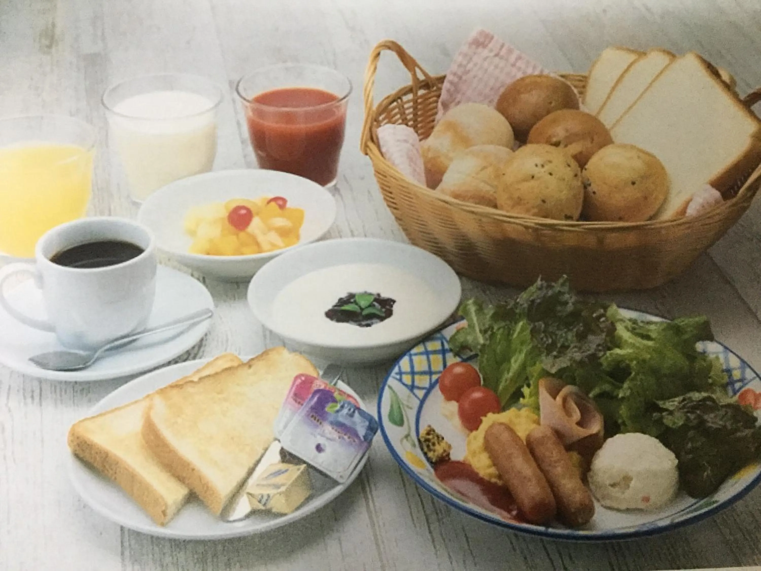 Continental breakfast in Sundance Resort Karuizawa