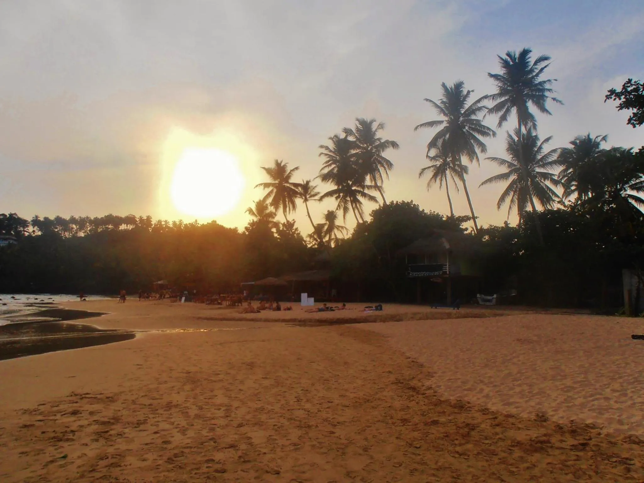 Beach in Mama's place Mirissa