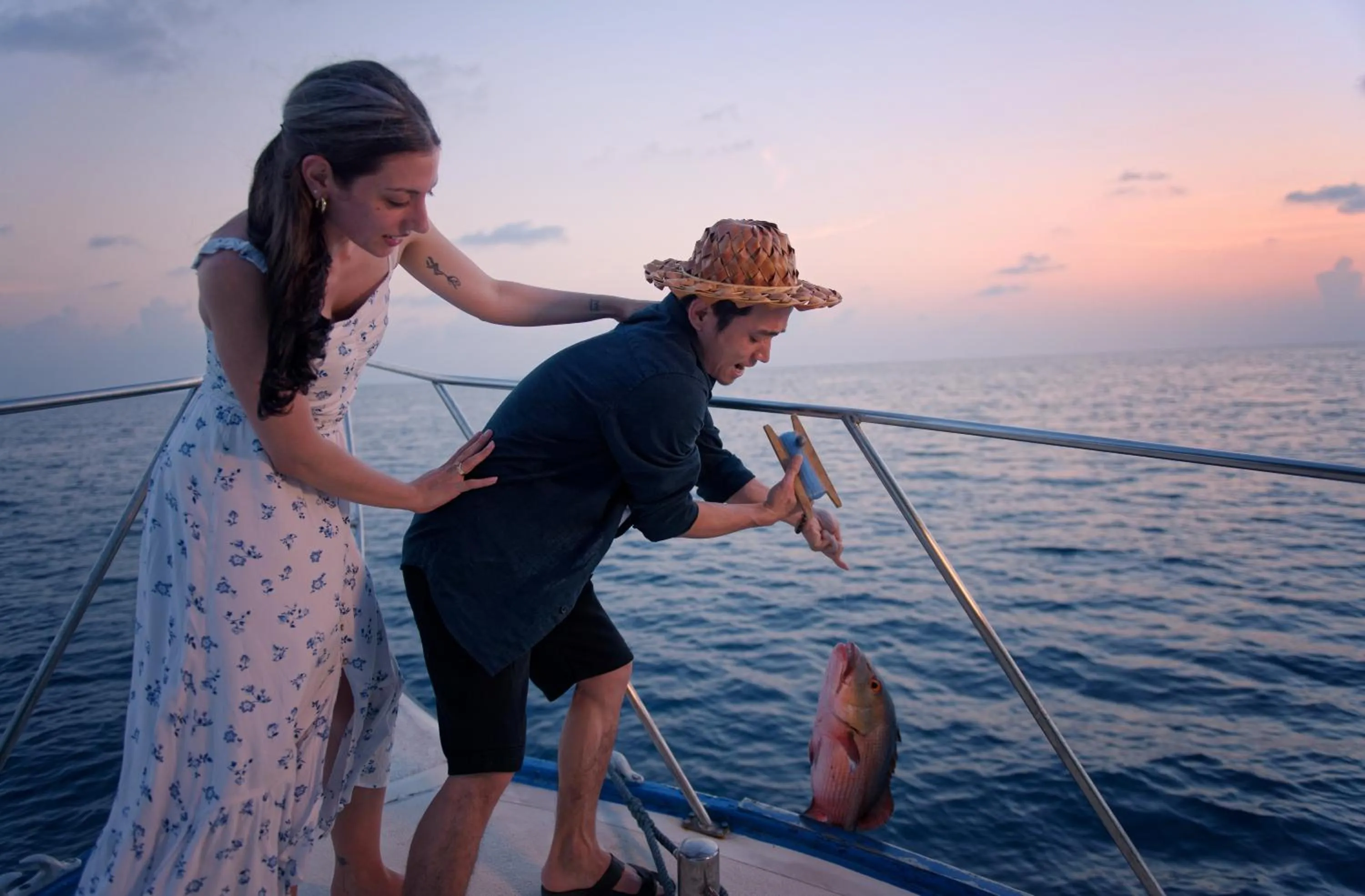 Fishing in Embudu Village Maldives
