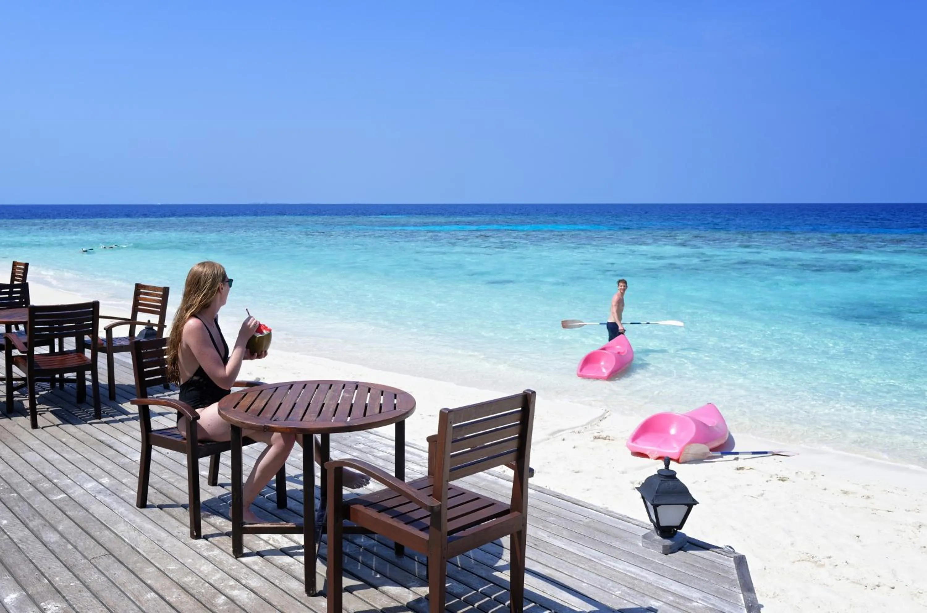 Property building in Embudu Village Maldives