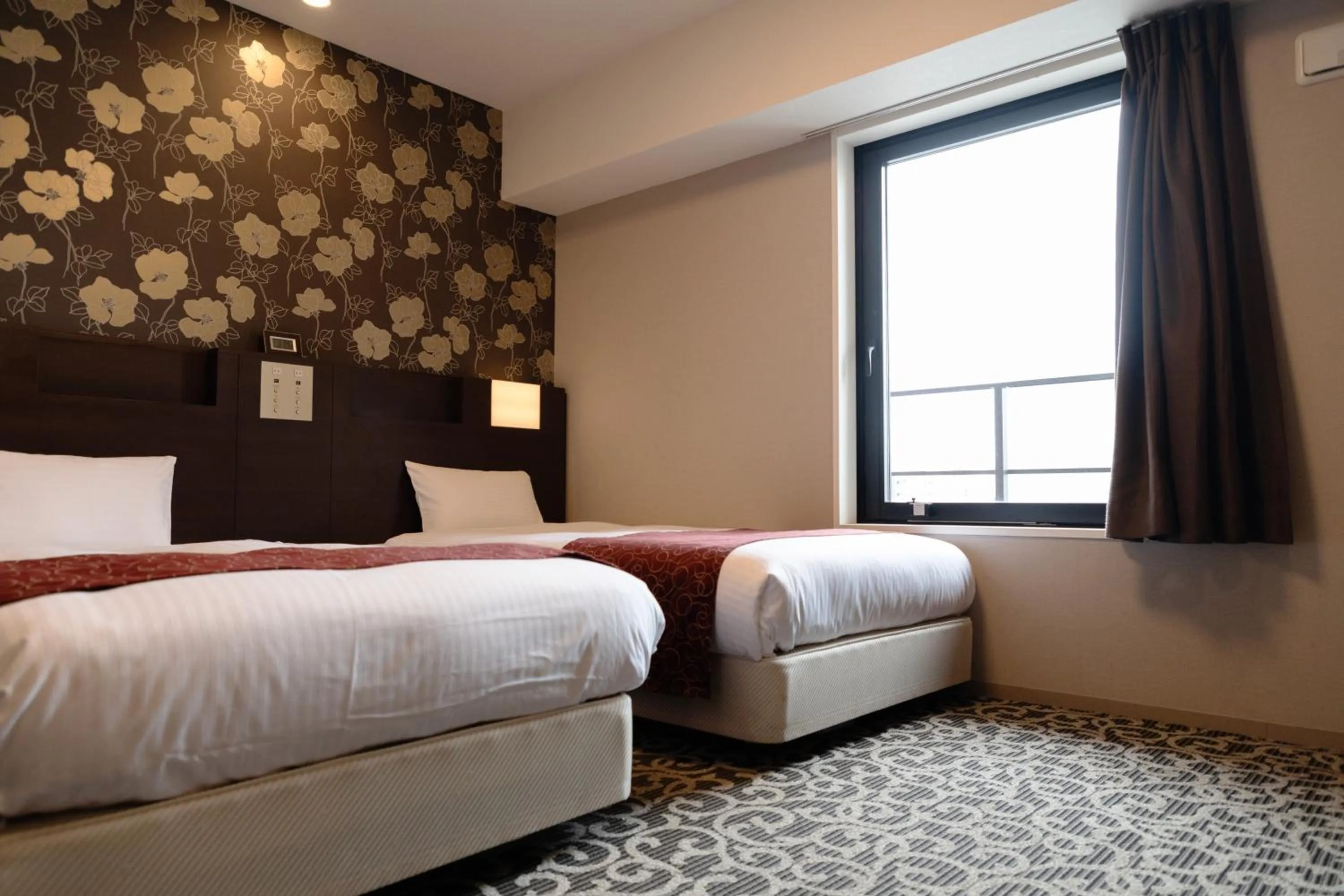 Photo of the whole room, Bed in Hotel. Links Namba