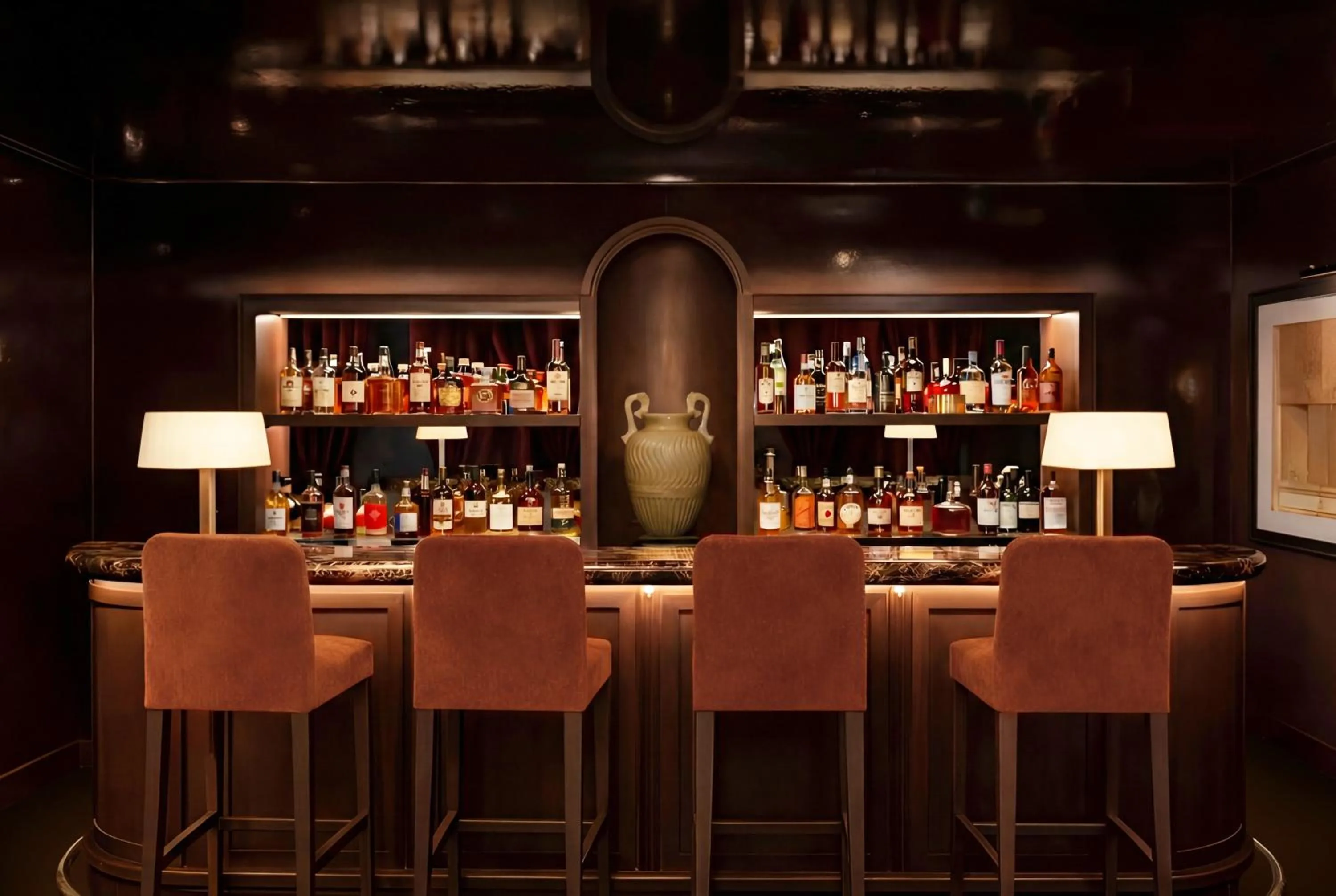 Lounge or bar in Villa Florentine, A Beauvallon Hotel & Spa