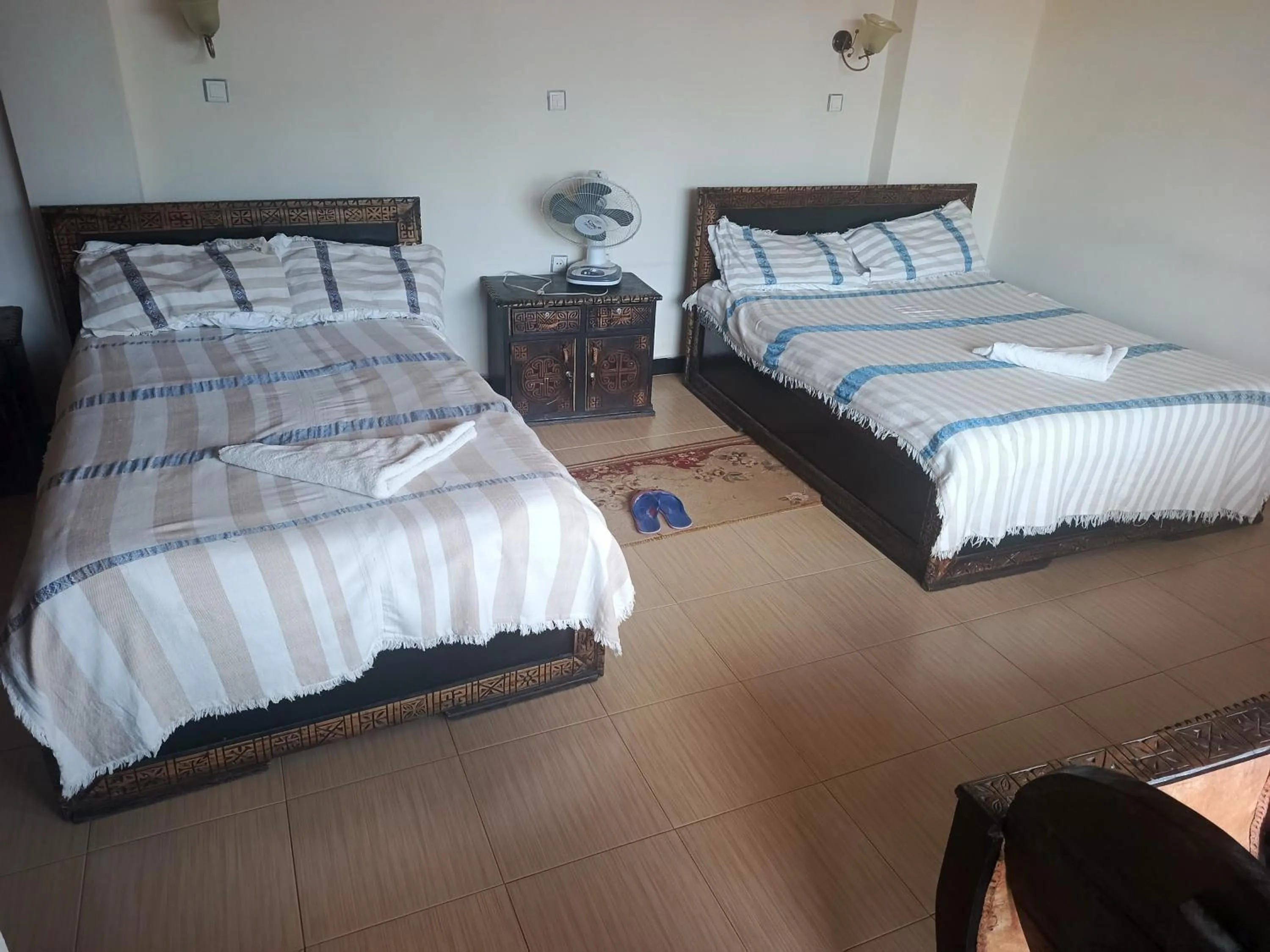 Bed in Honey Land Hotel Lalibela