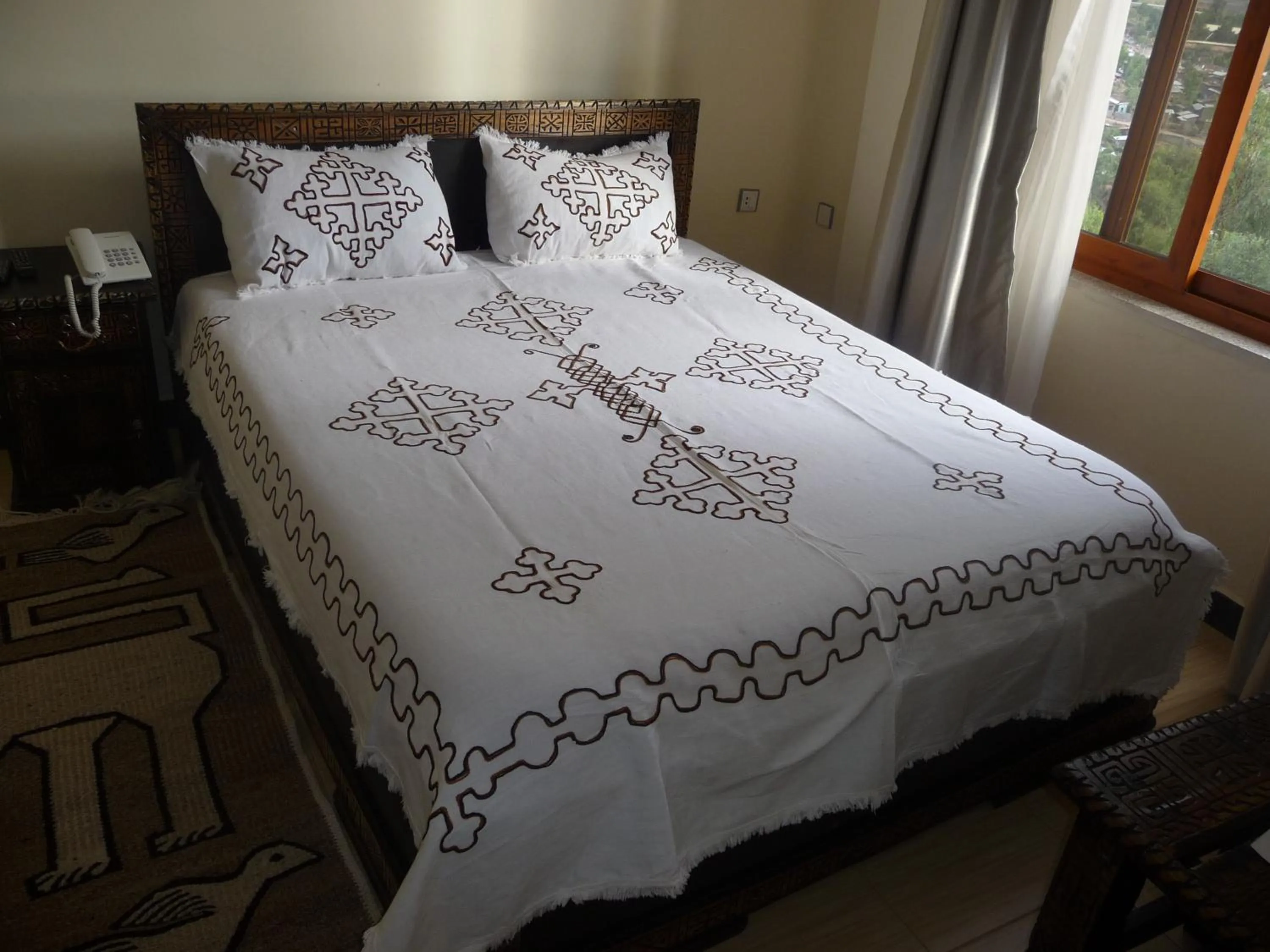 Bed in Honey Land Hotel Lalibela