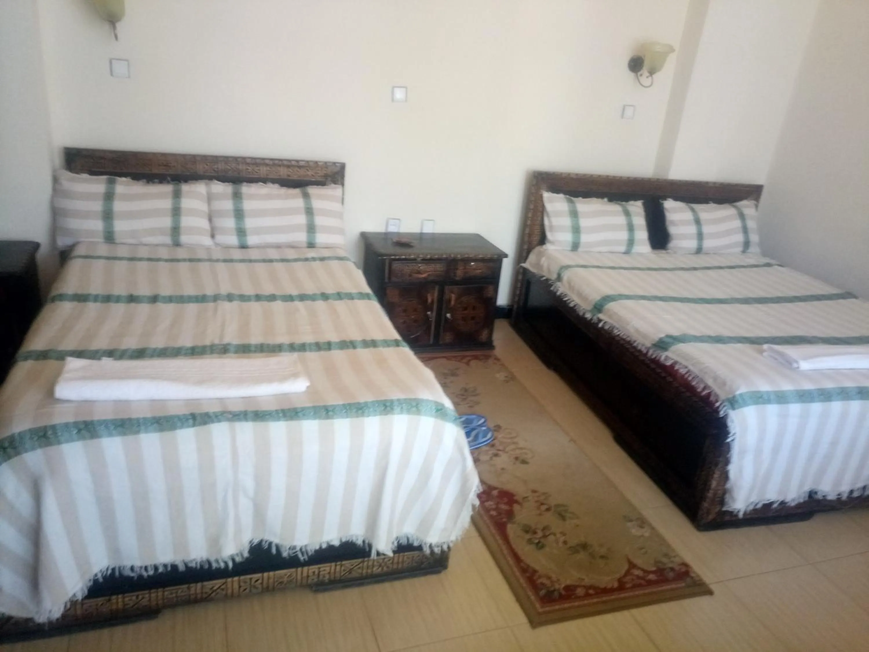 Bed in Honey Land Hotel Lalibela