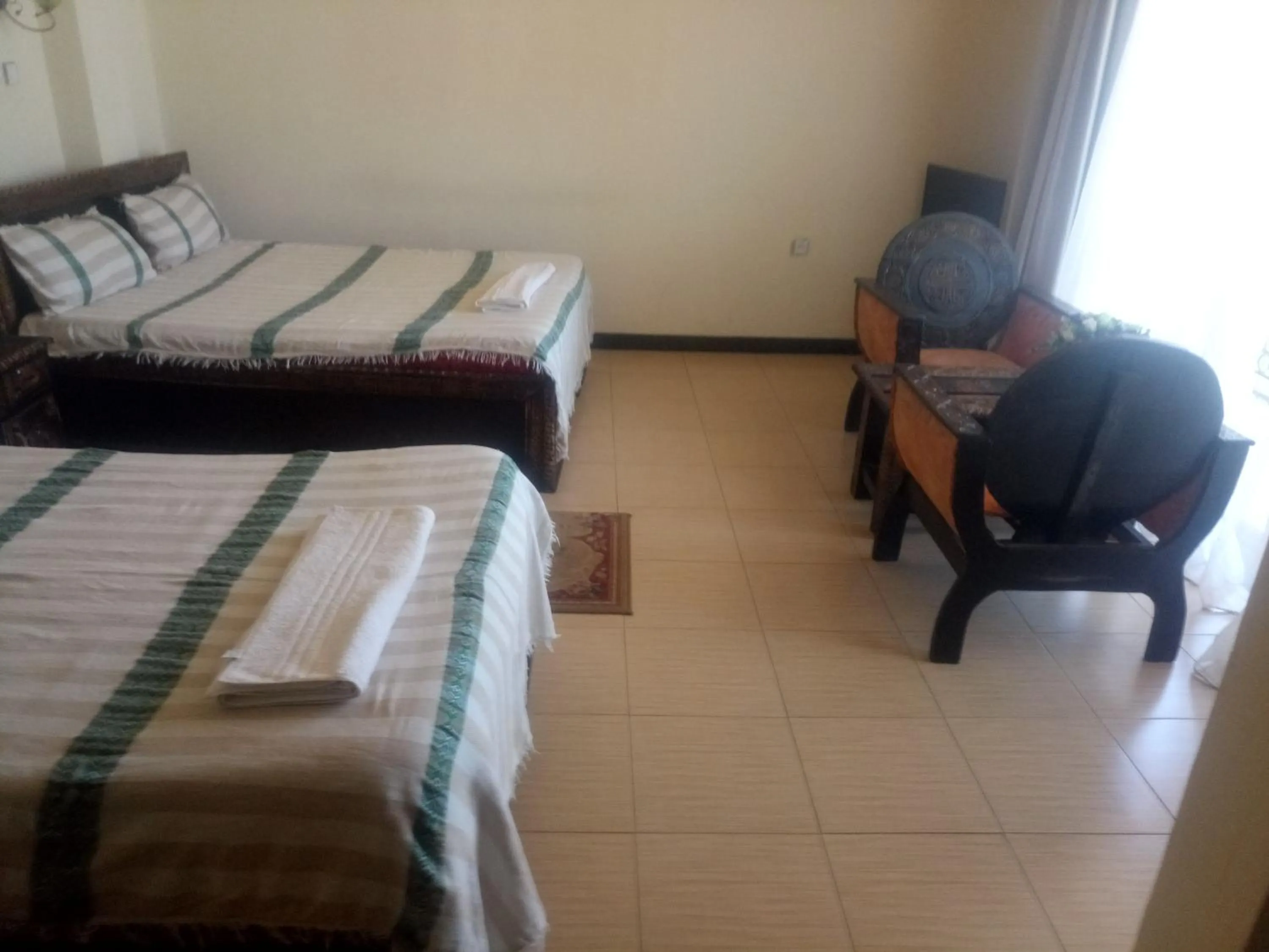 Bed in Honey Land Hotel Lalibela