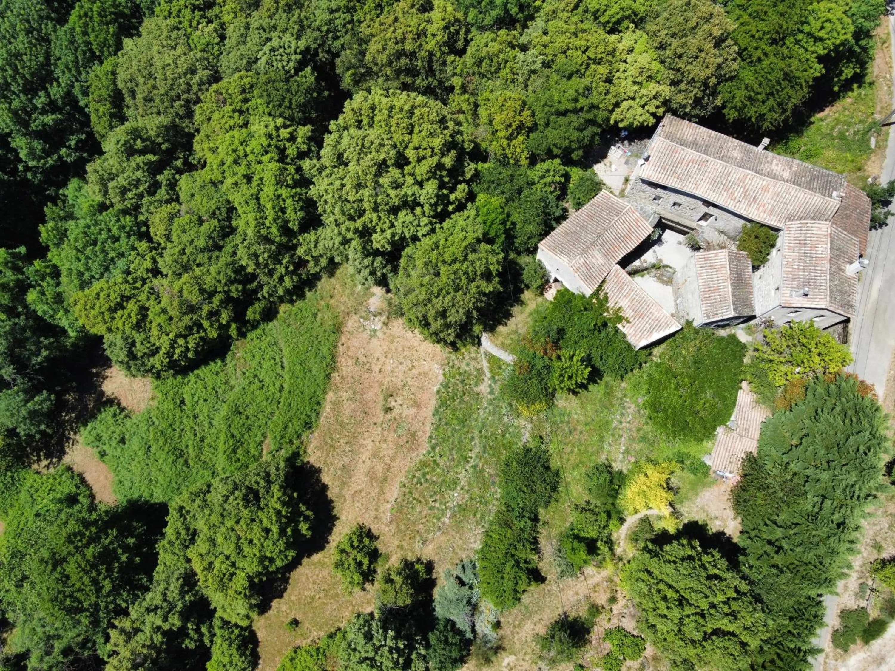 Bird's eye view in Mas des Nabières