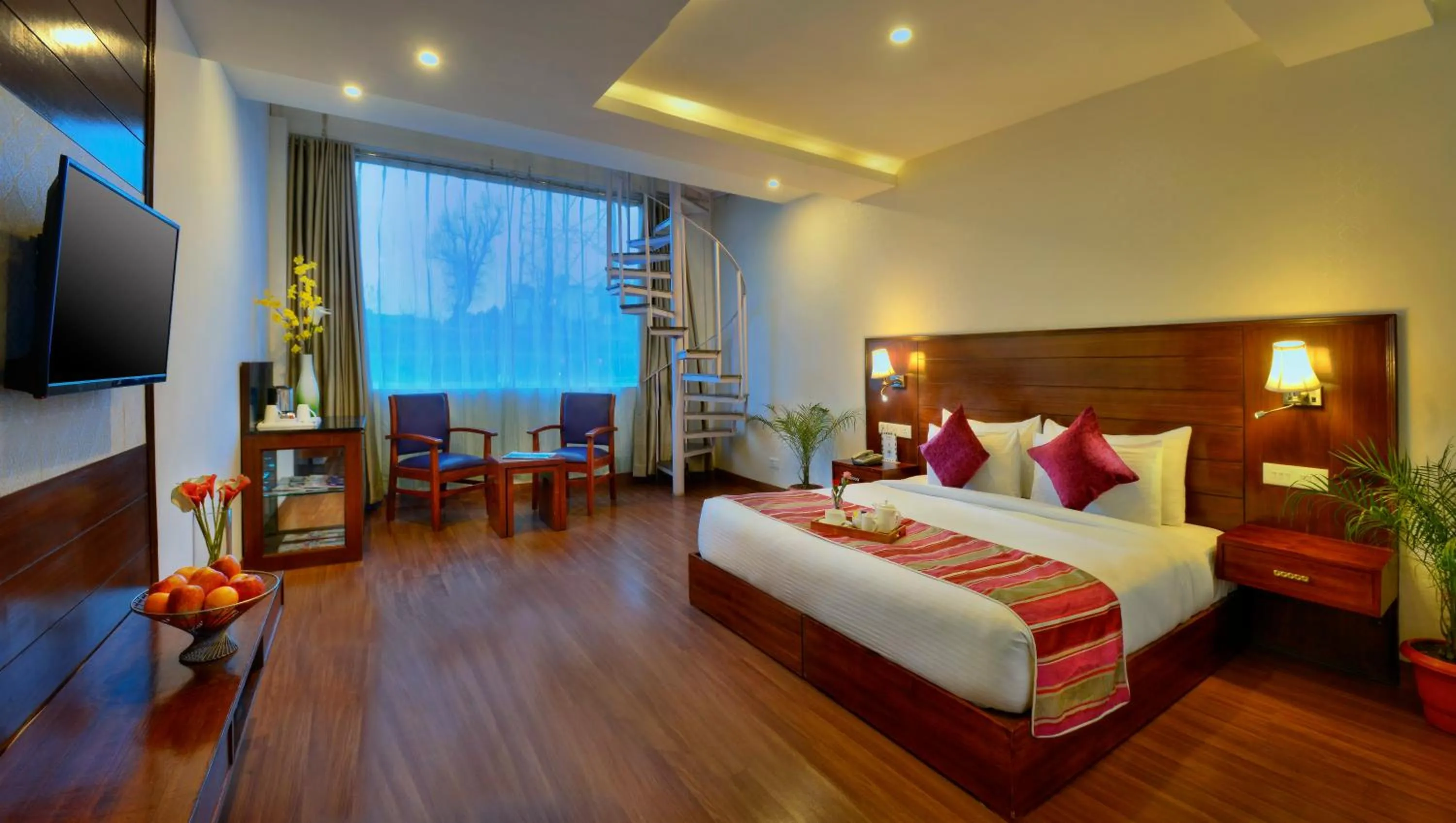 TV and multimedia, Bed in TreeHouse Chail Villas