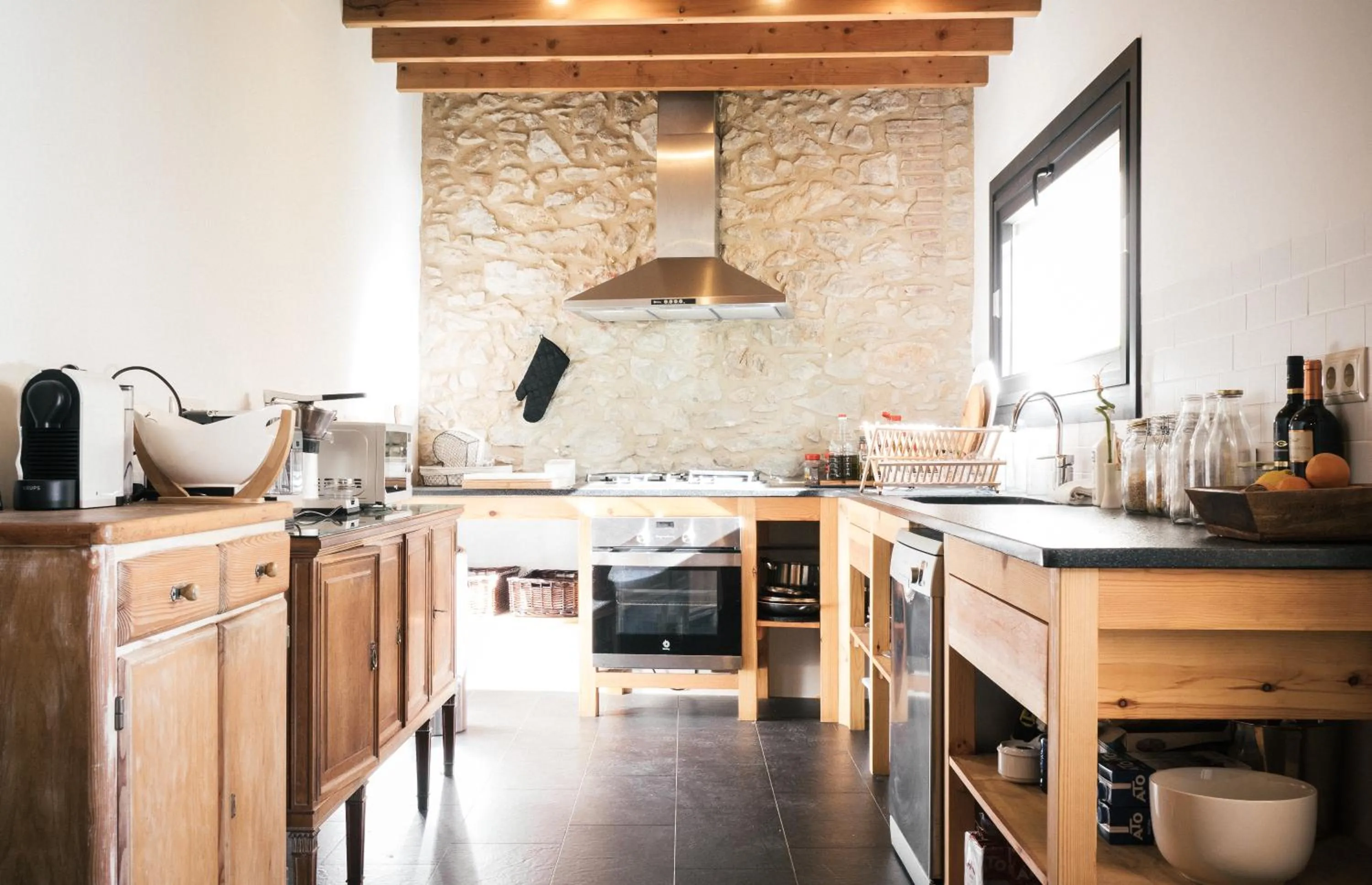 Kitchen or kitchenette in Mas Ferran Adults Only