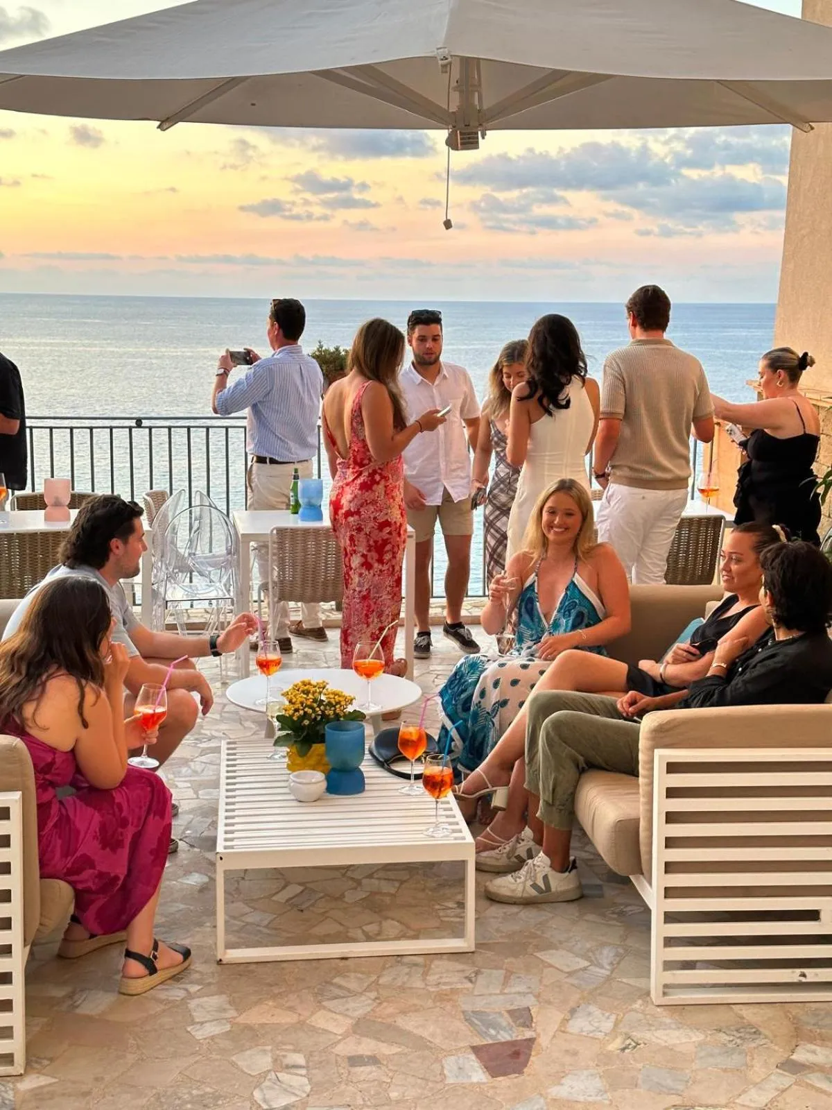 People in La Dolce Vita a Tropea