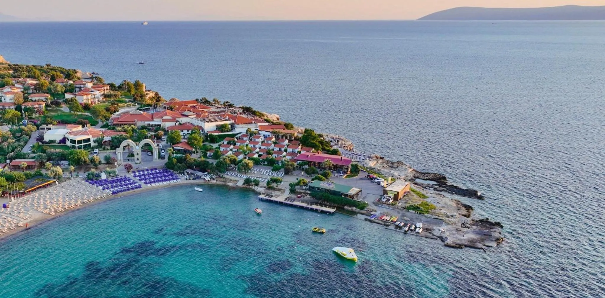 Bird's eye view in Maya Bistro Hotel & Beach