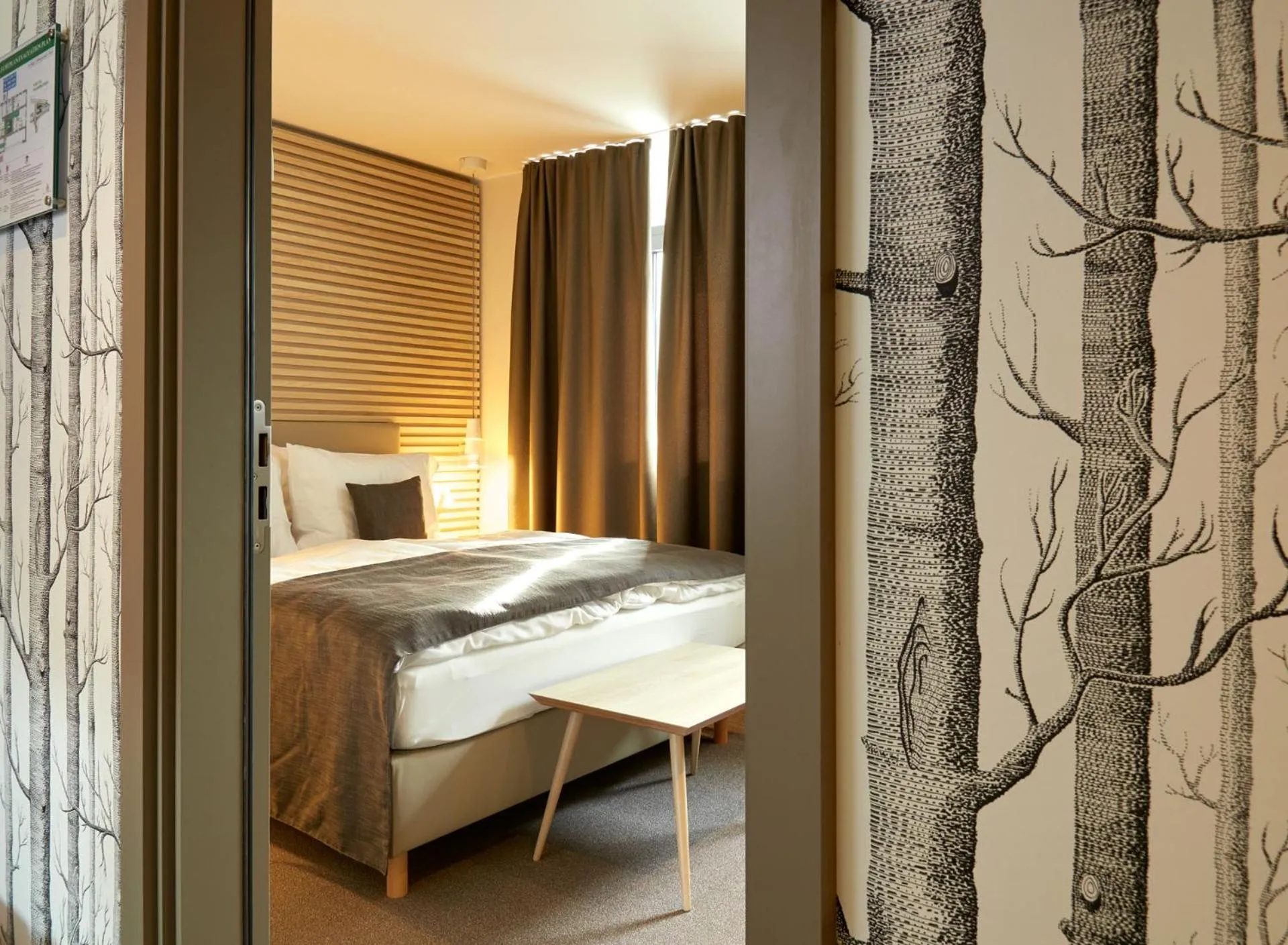 Bed in Hostellerie Stafelter