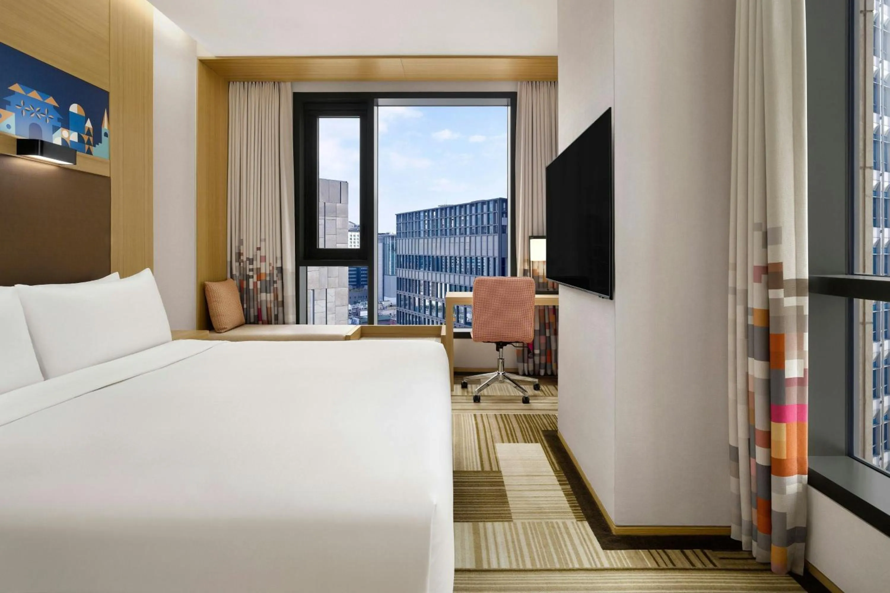 Photo of the whole room, Bed in Aloft Seoul Myeongdong