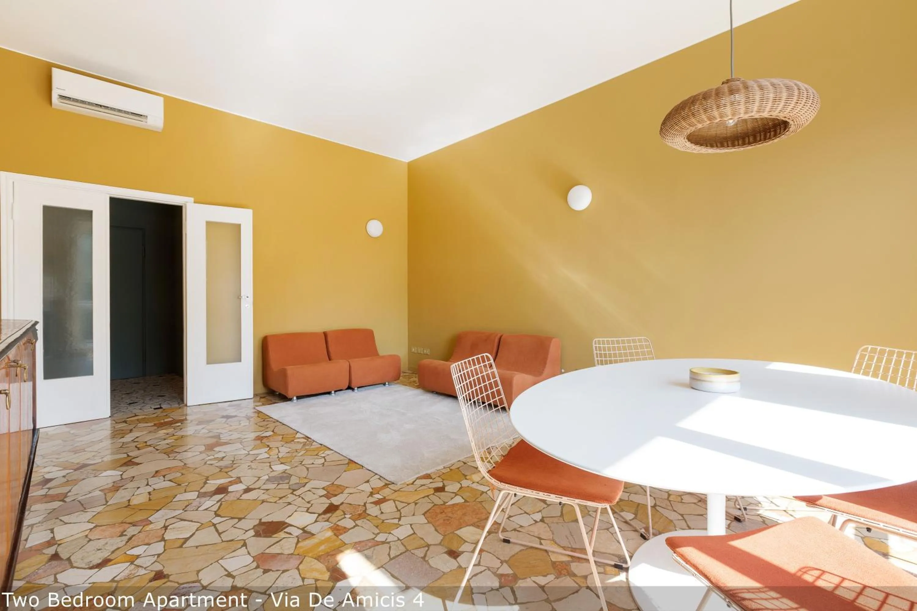 Living room in Brera Apartments in Porta Ticinese