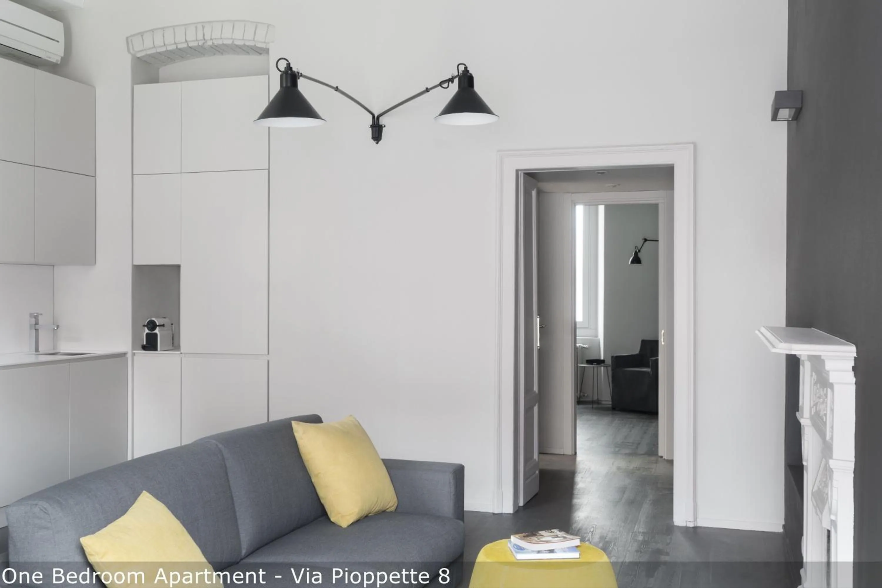 Kitchen or kitchenette in Brera Apartments in Porta Ticinese