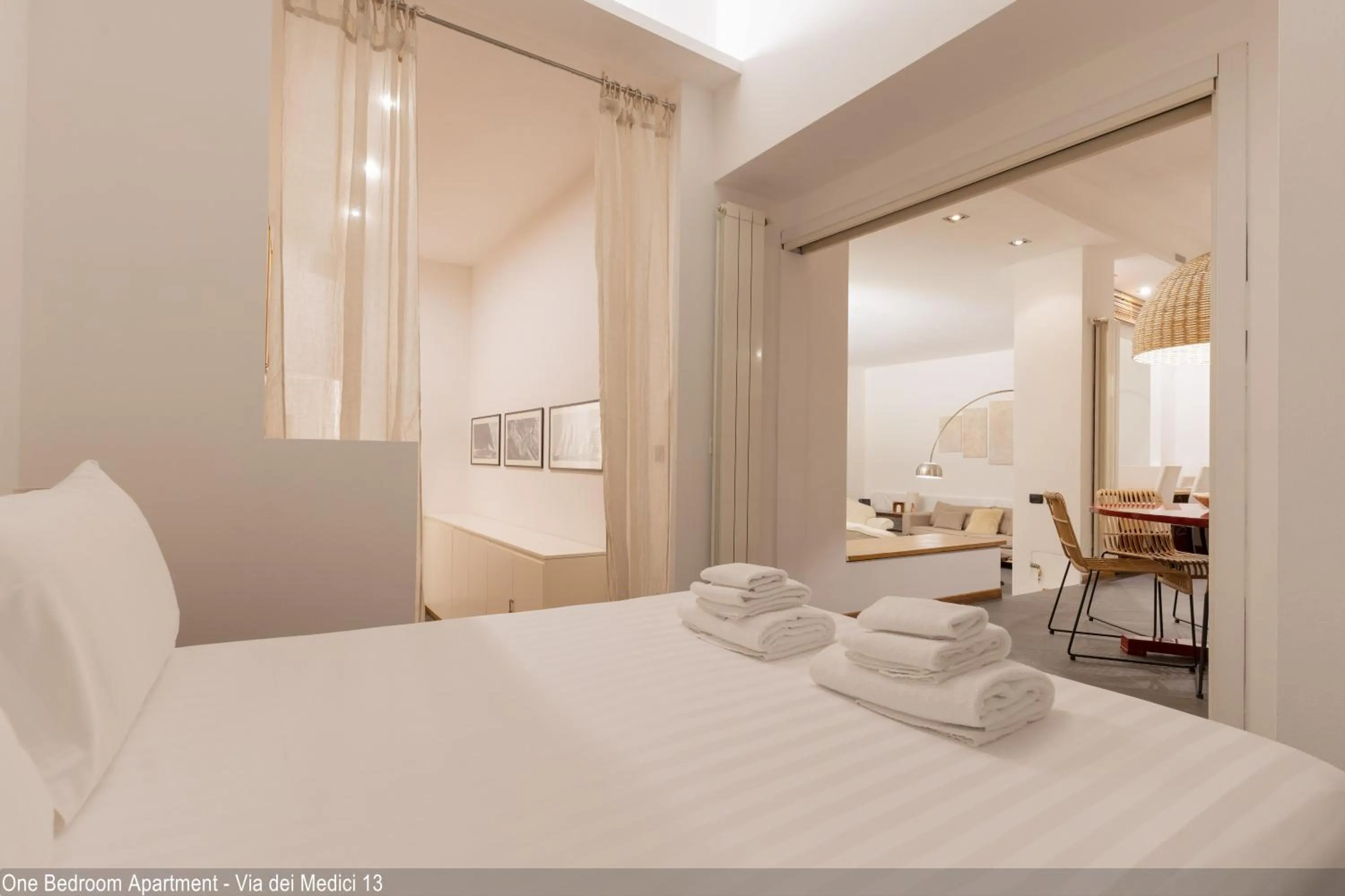 Bedroom, Bed in Brera Apartments in Porta Ticinese