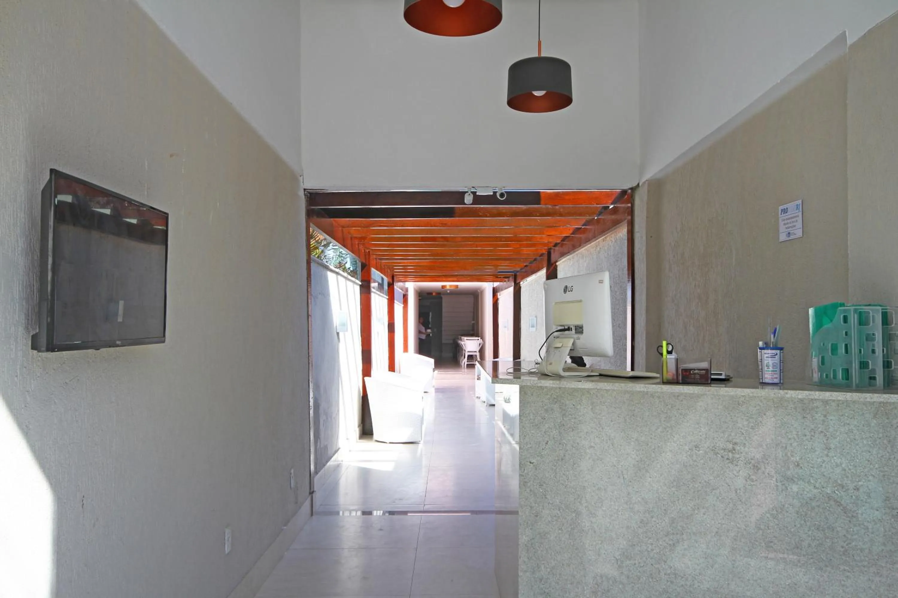 Lobby or reception in MDJ Pousada