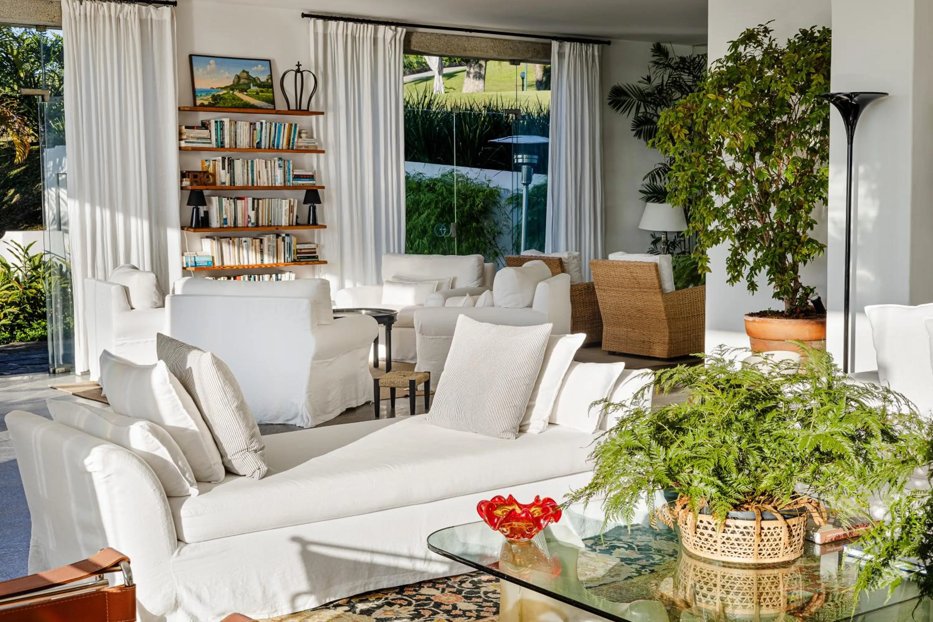 Living room in Vila Santa Teresa