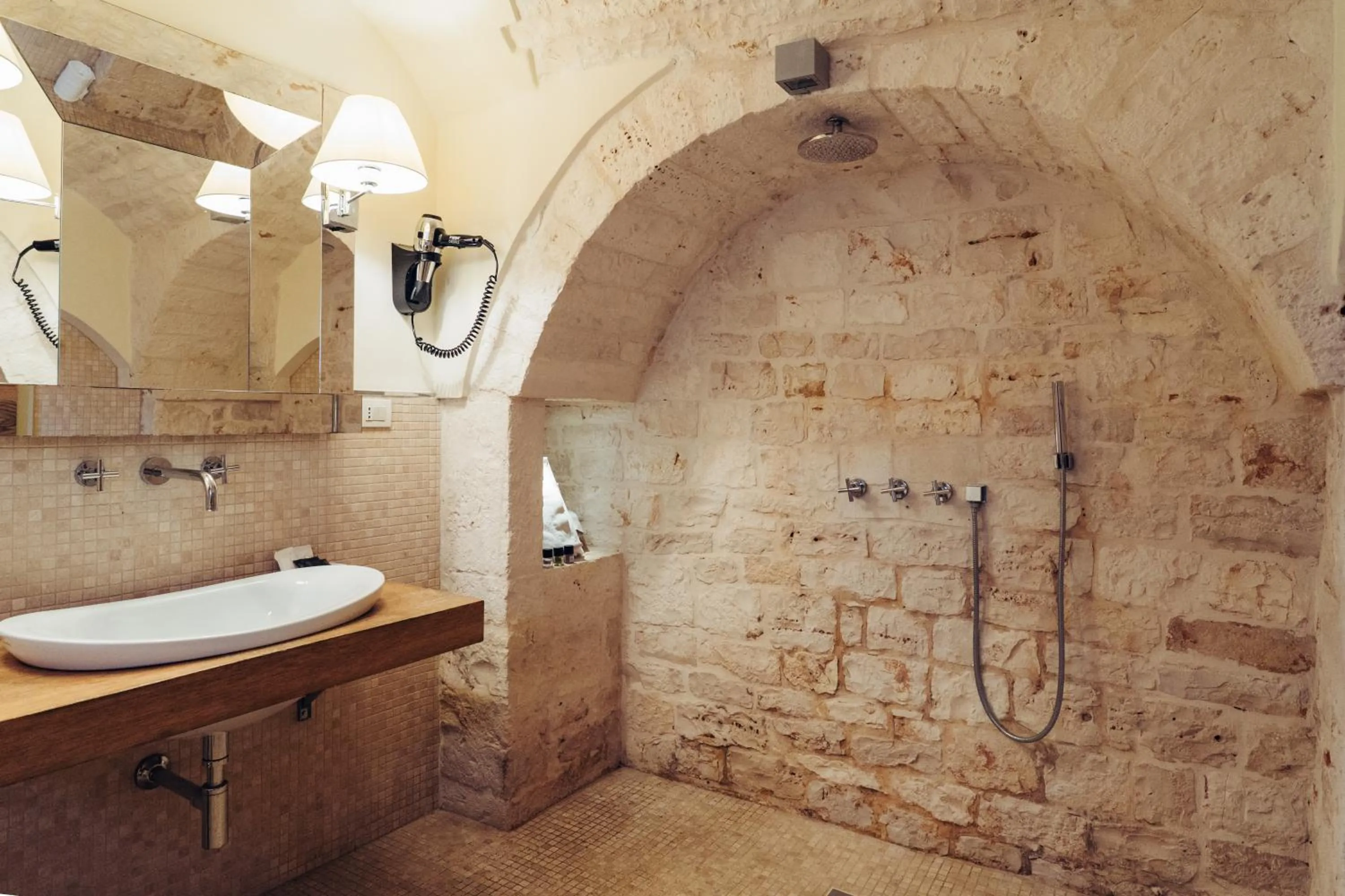 Shower in Relais Il Santissimo