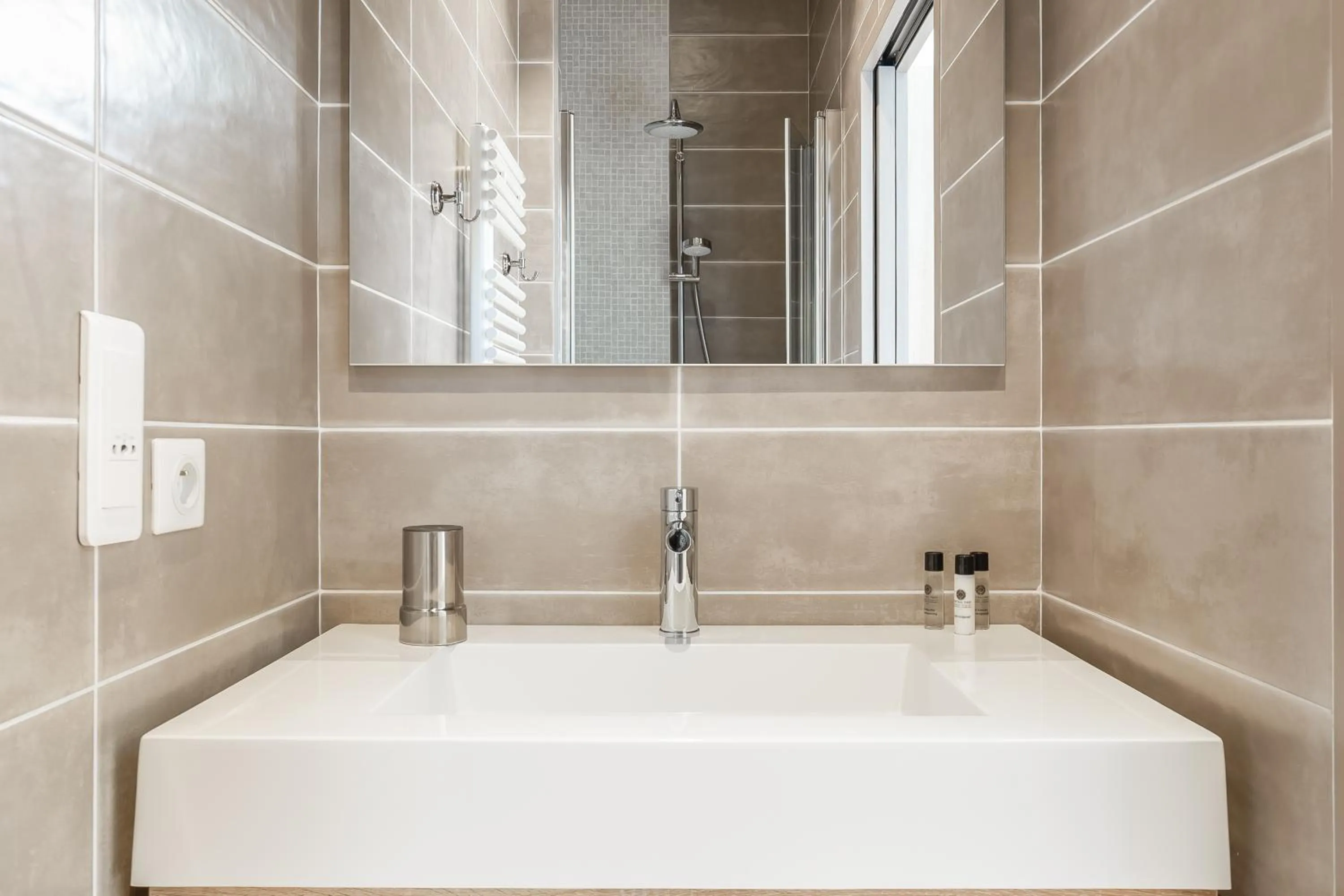 Bathroom in Résidence de Tourisme Central Parc Tours